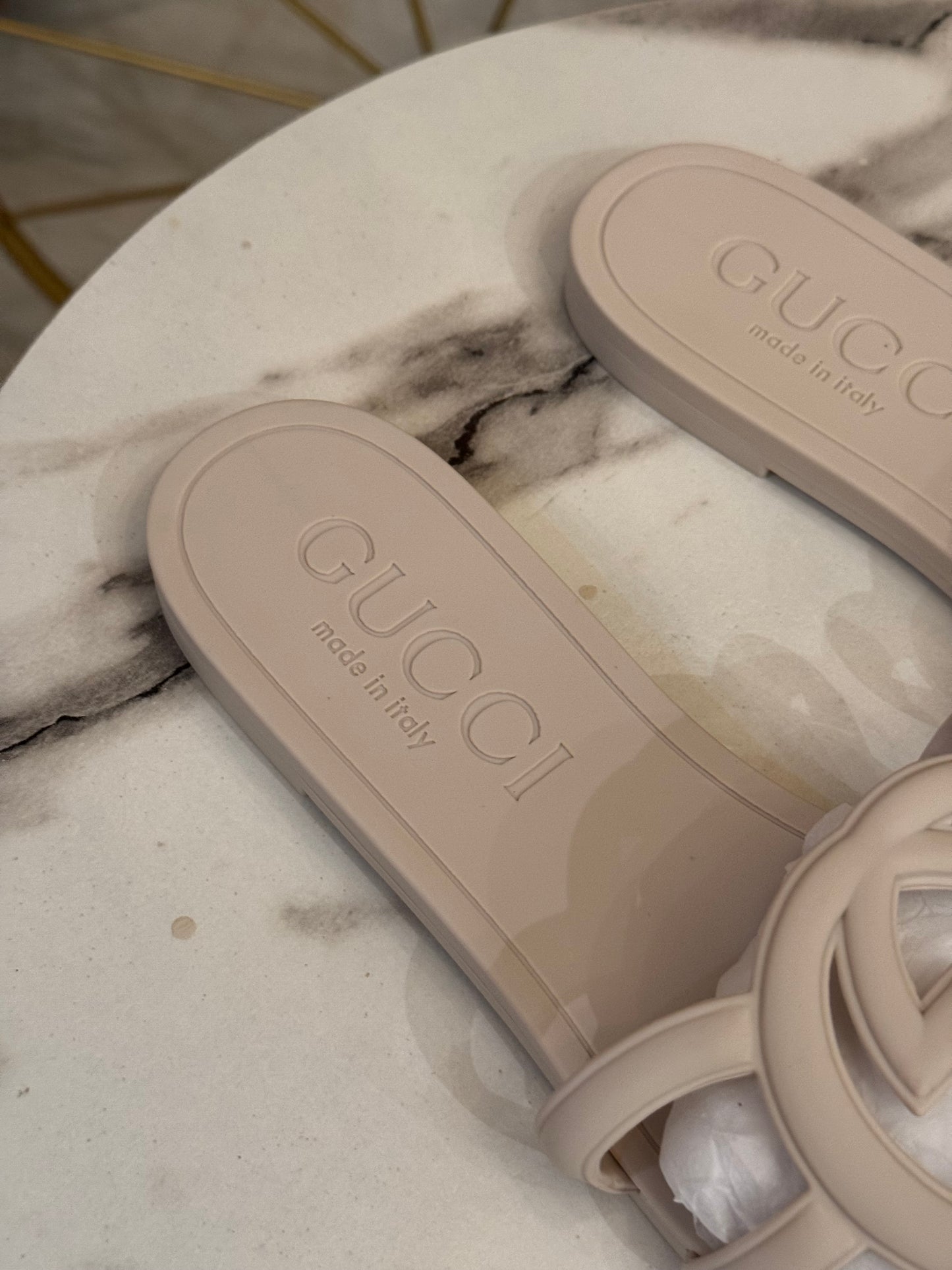 GC INTERLOCKING SLIDE - Offwhite (imported)