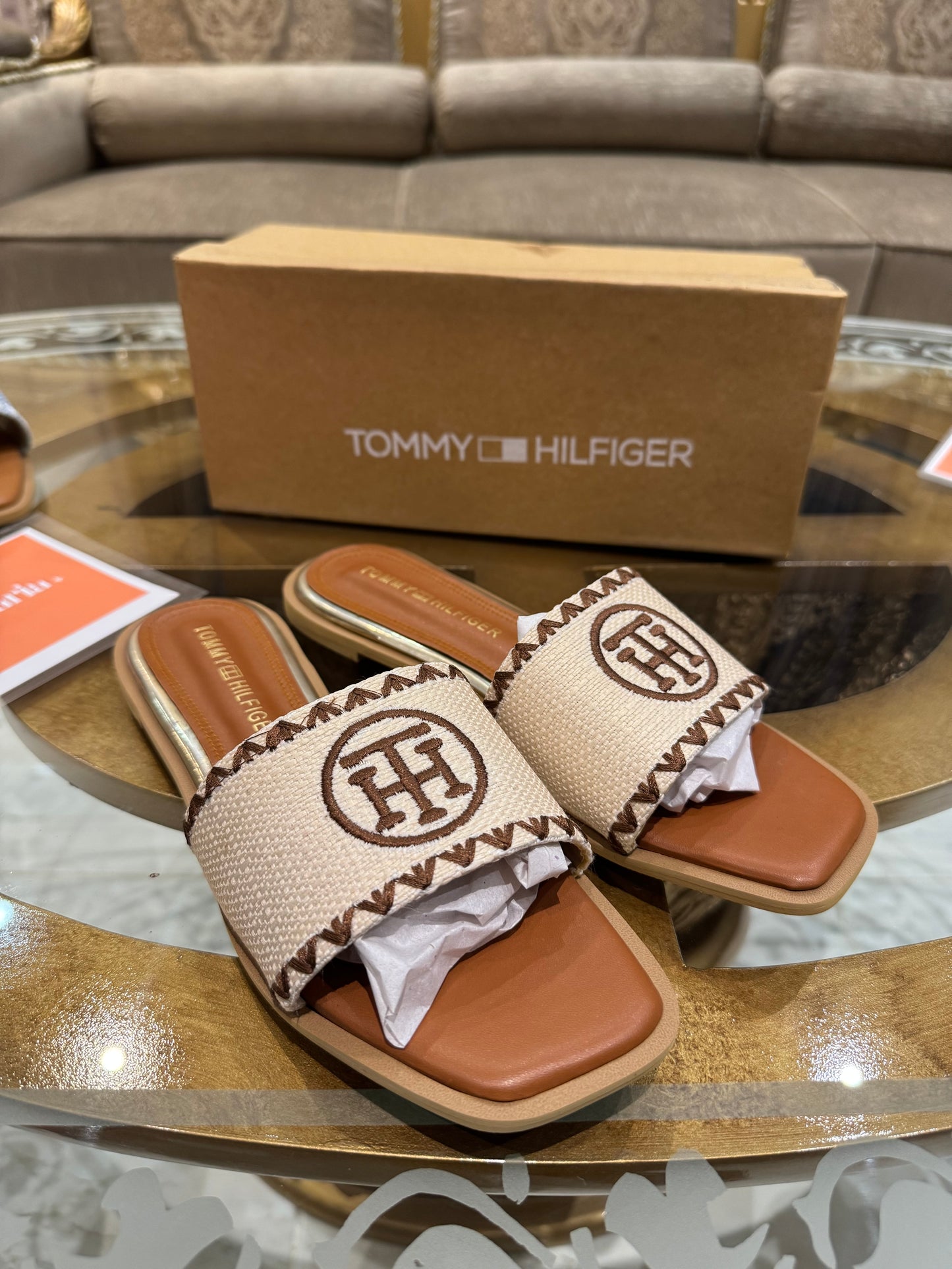 Hilfiger pezley slides - Beige
