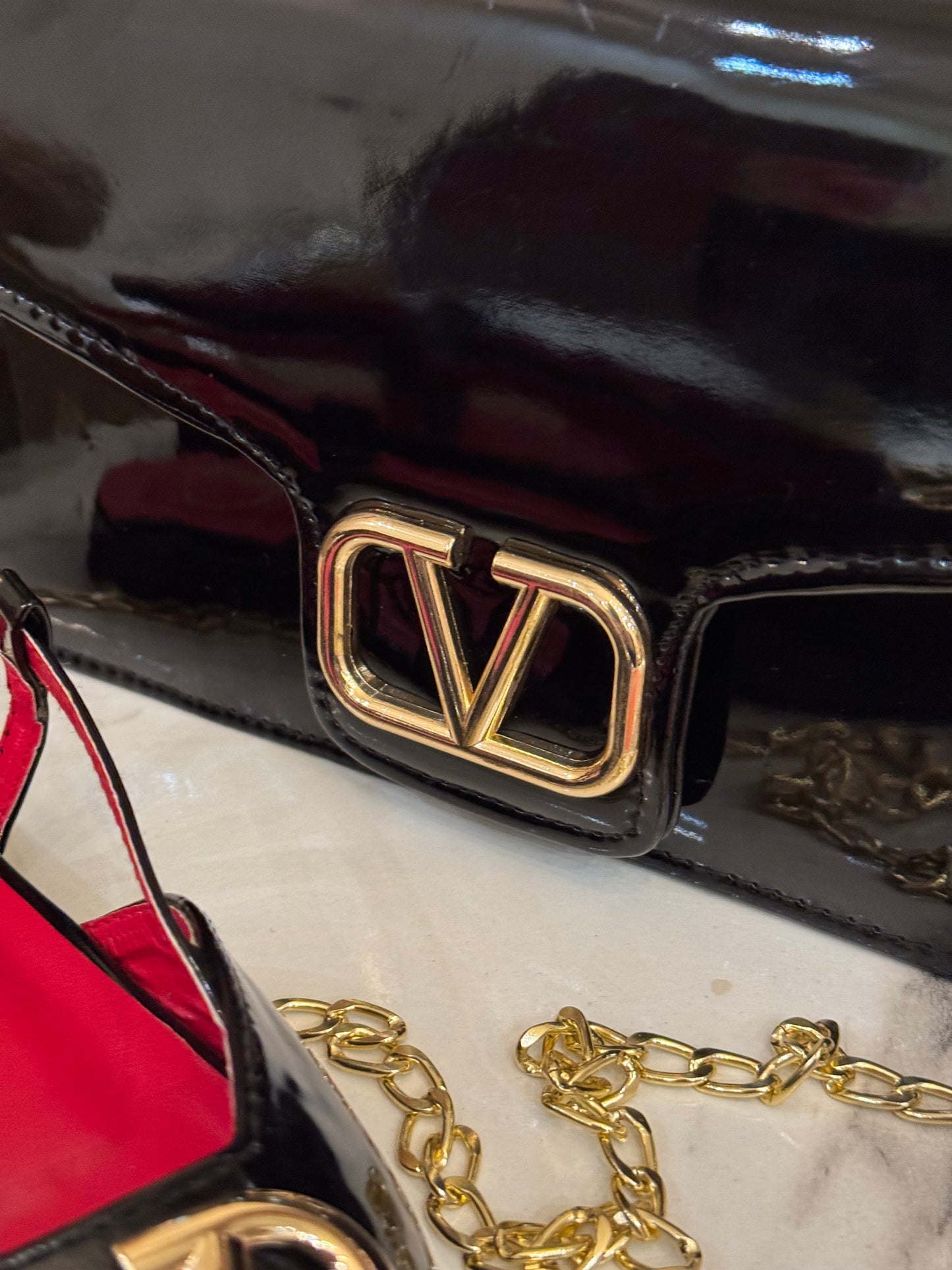 VLTN COMBO - bag and slipper