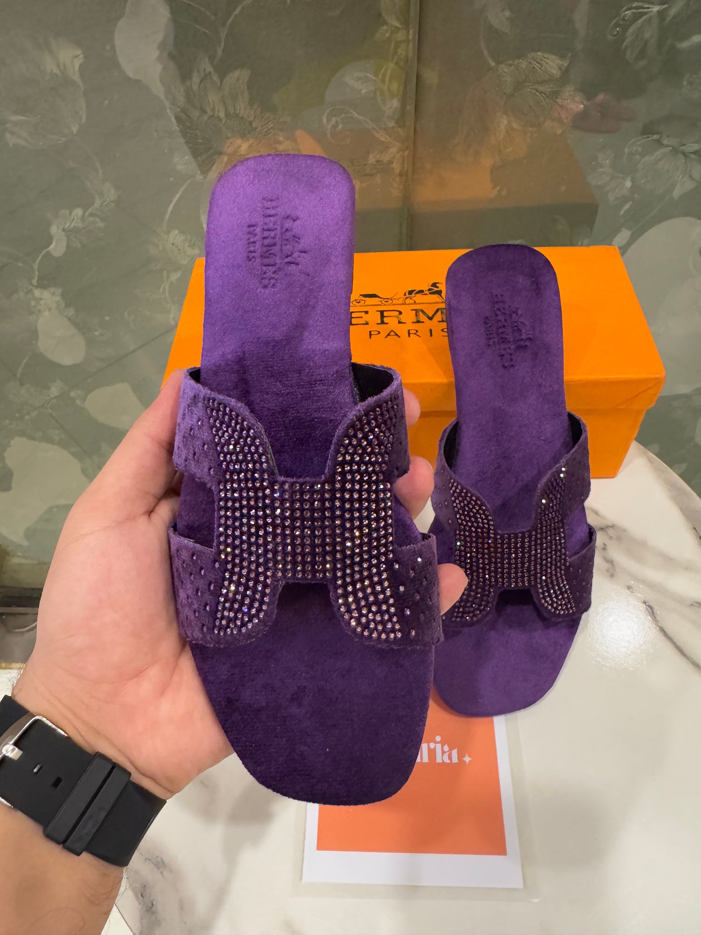 BELLARIA HENNA FLATS - PURPLE