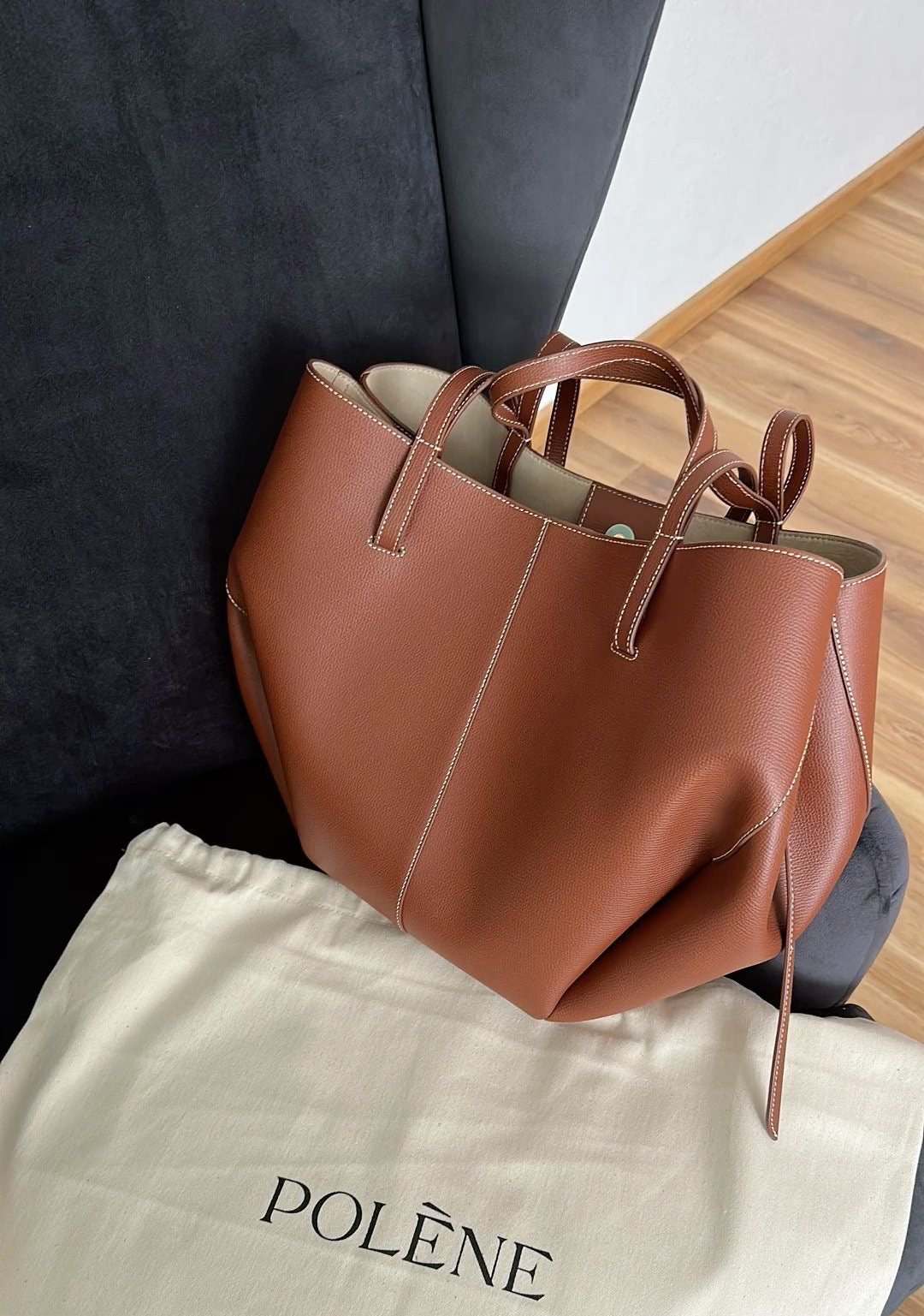 Poleene Cyme Tote bag - Brown