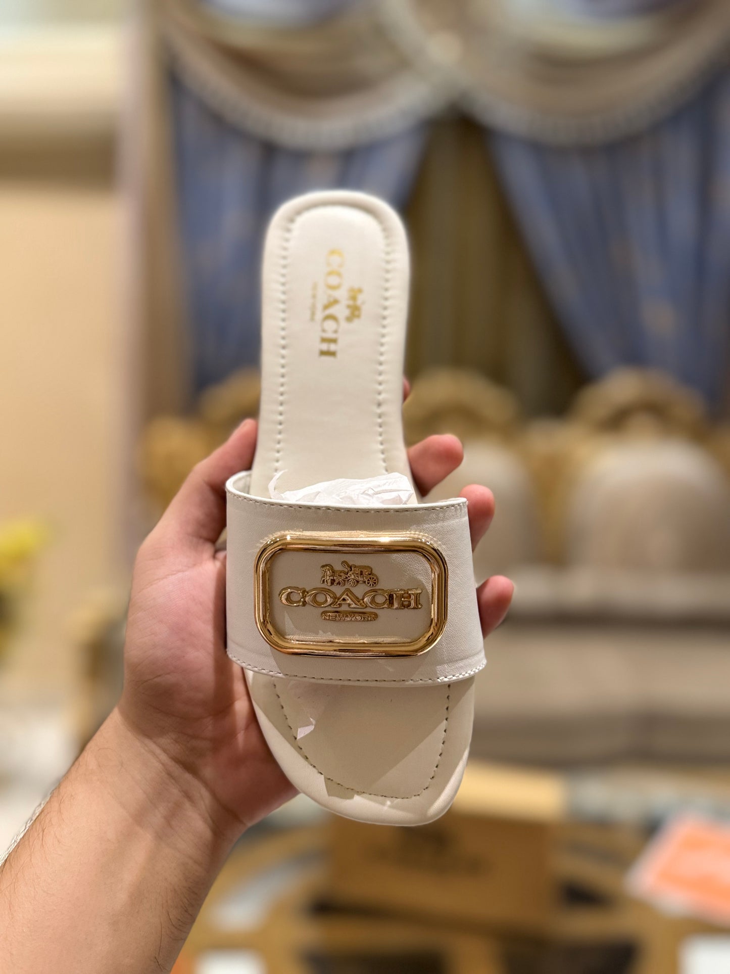 BELLARIA EVY SLIDES - WHITE