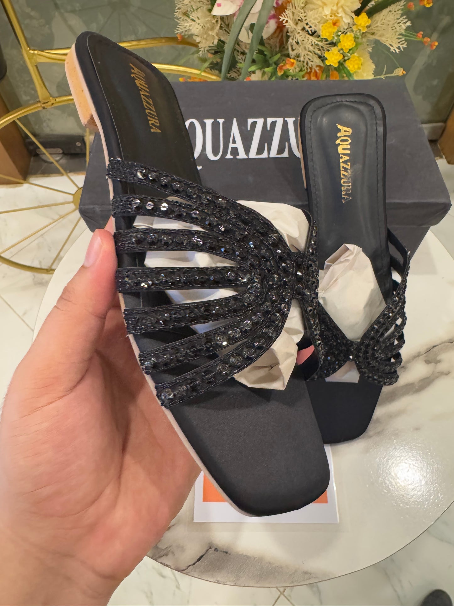 AQUA LISTA FLATS - BLACK