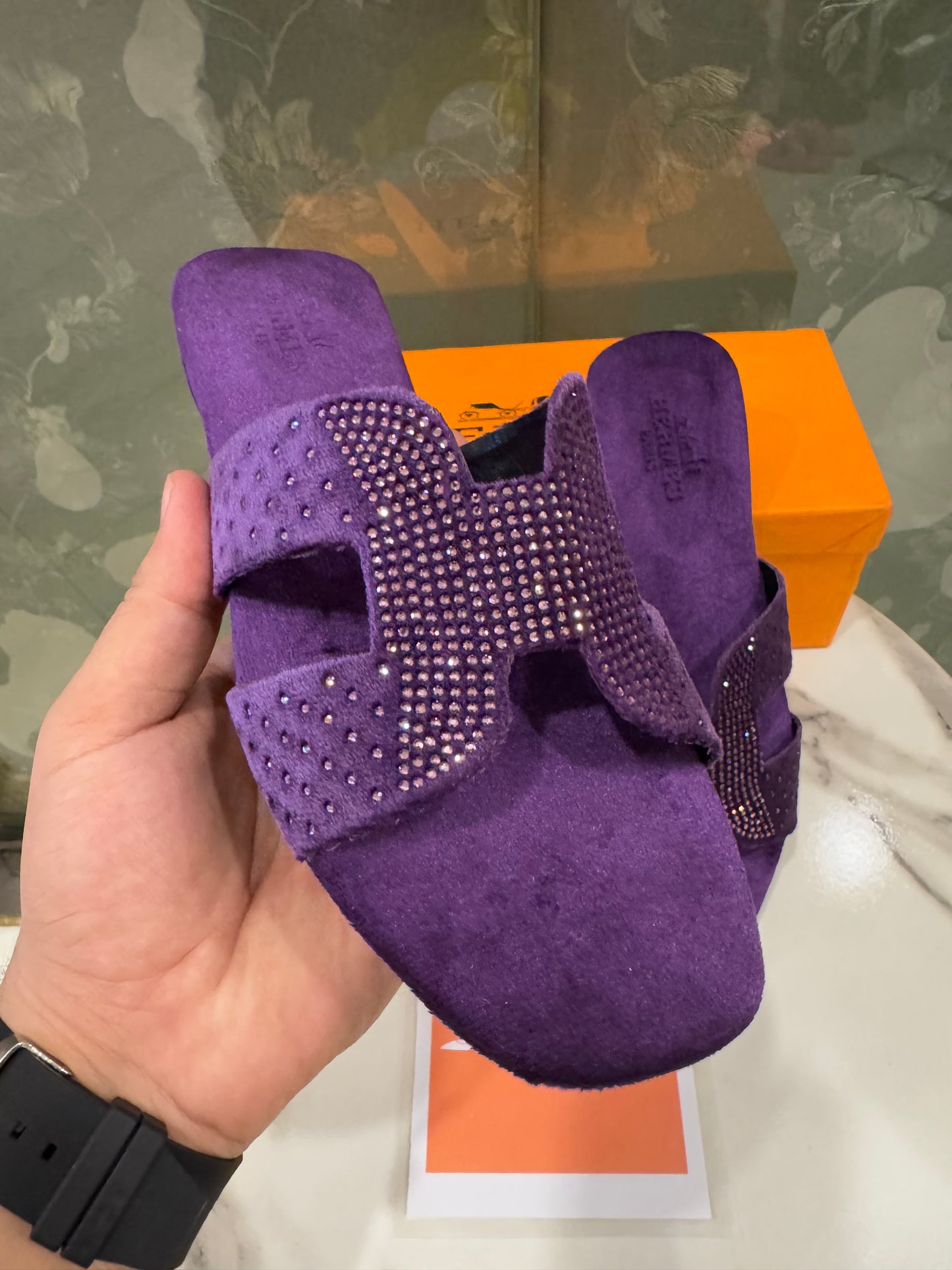 BELLARIA HENNA FLATS - PURPLE