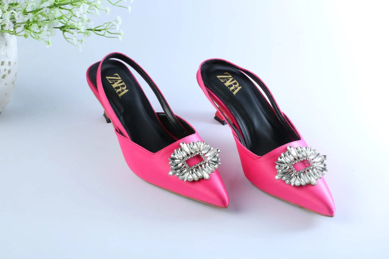 BELLARIA CELLA HEEL - ROSE PINK