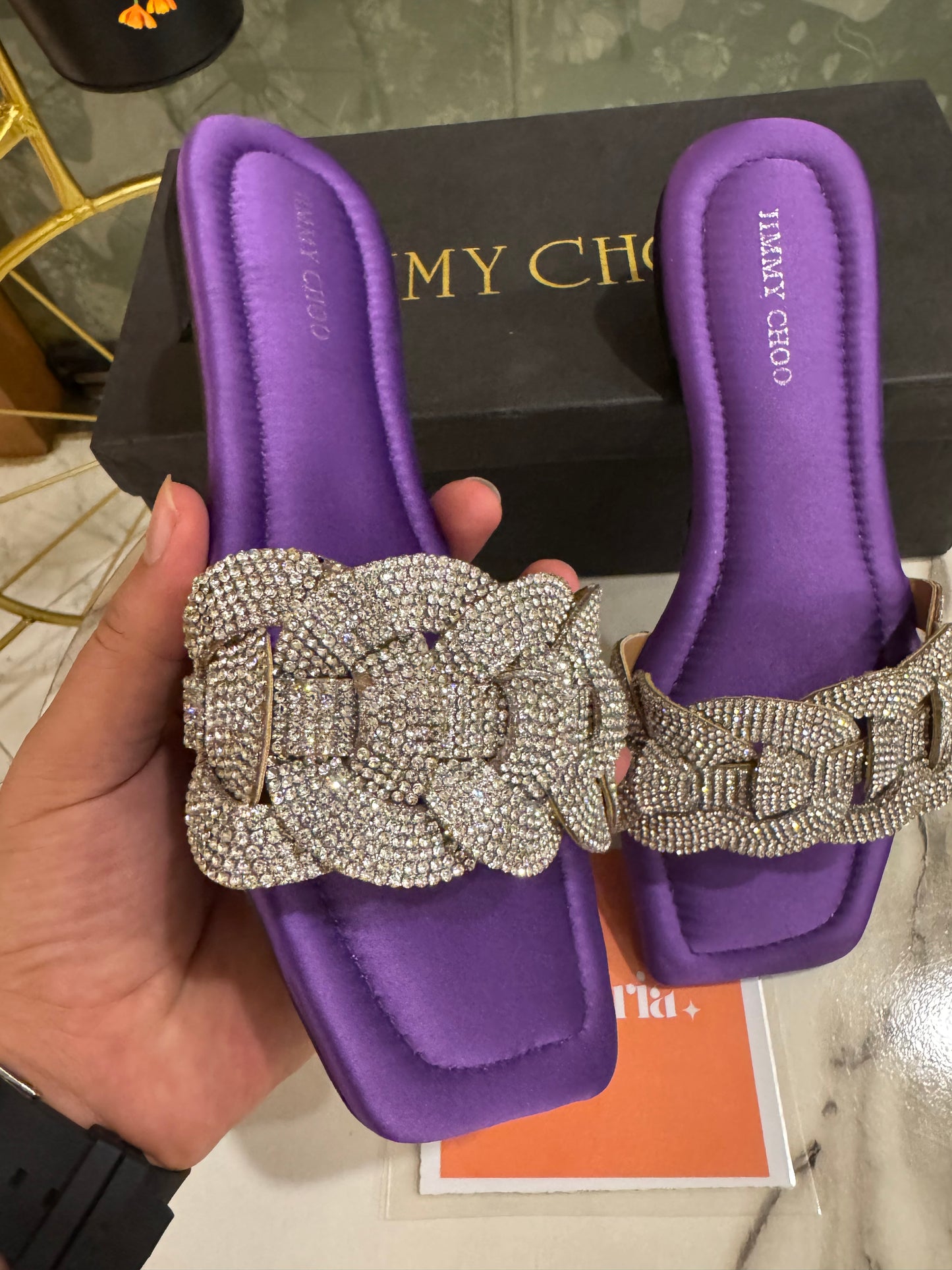BELLARIA LATIN FLATS - PURPLE