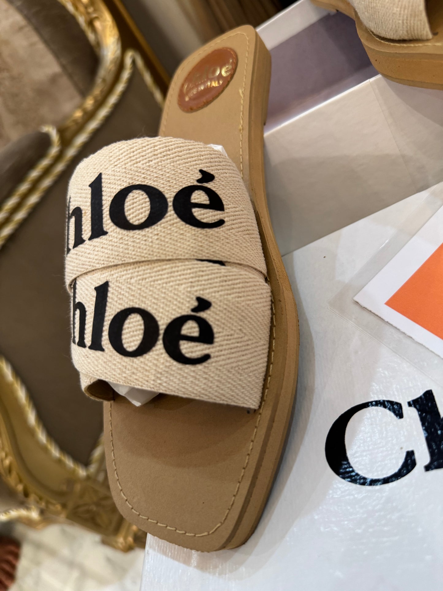 BELLARIA CHLOEE FLAT - OFFWHITE