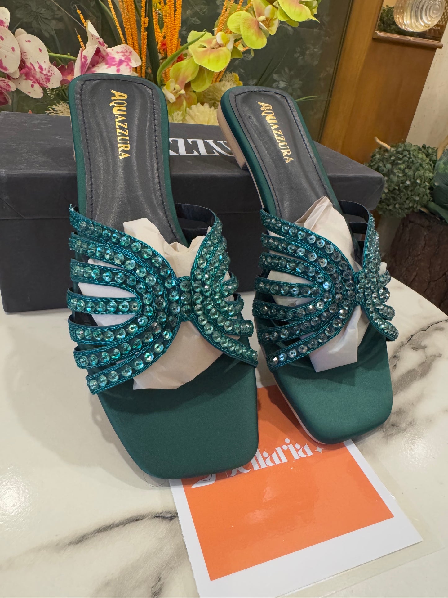 AQUA LISTA FLATS - GREEN