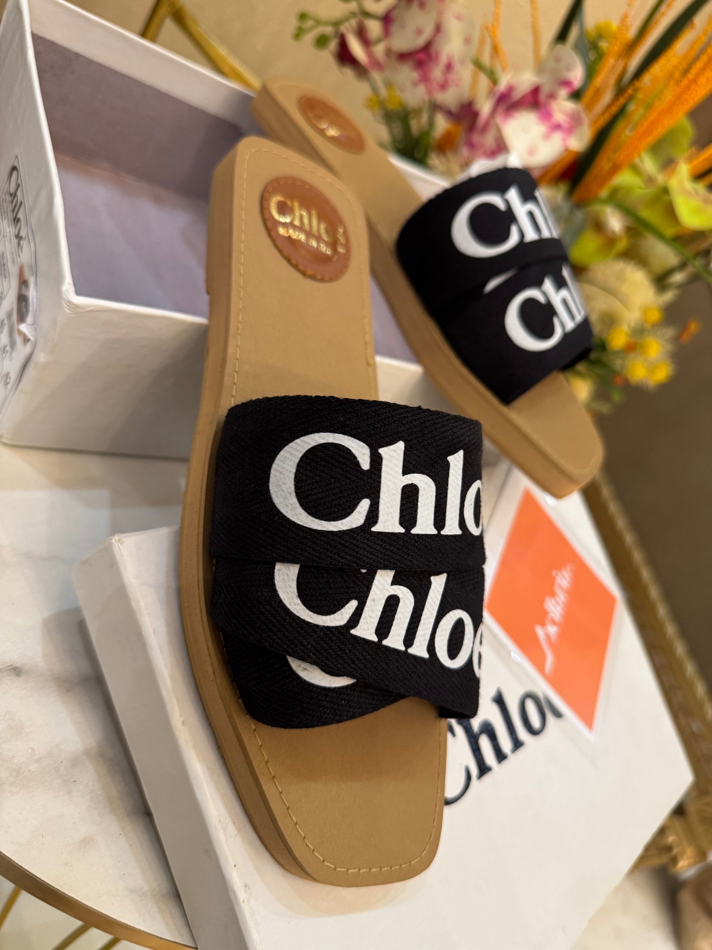 BELLARIA CHLOEE FLAT - BLACK