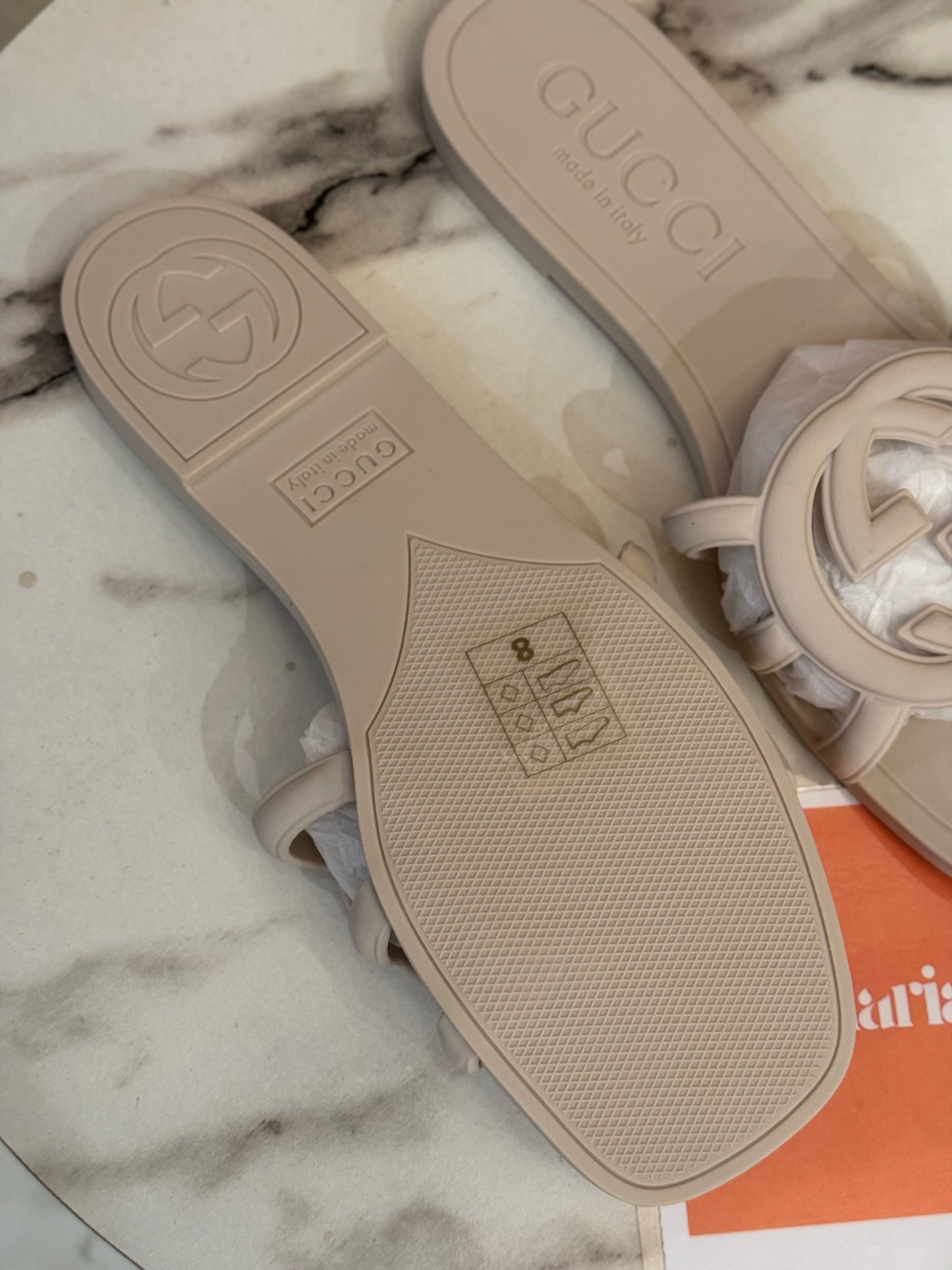 GC INTERLOCKING SLIDE - Offwhite (imported)