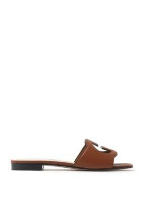 BELLARIA G-CUT FLATS - Brown