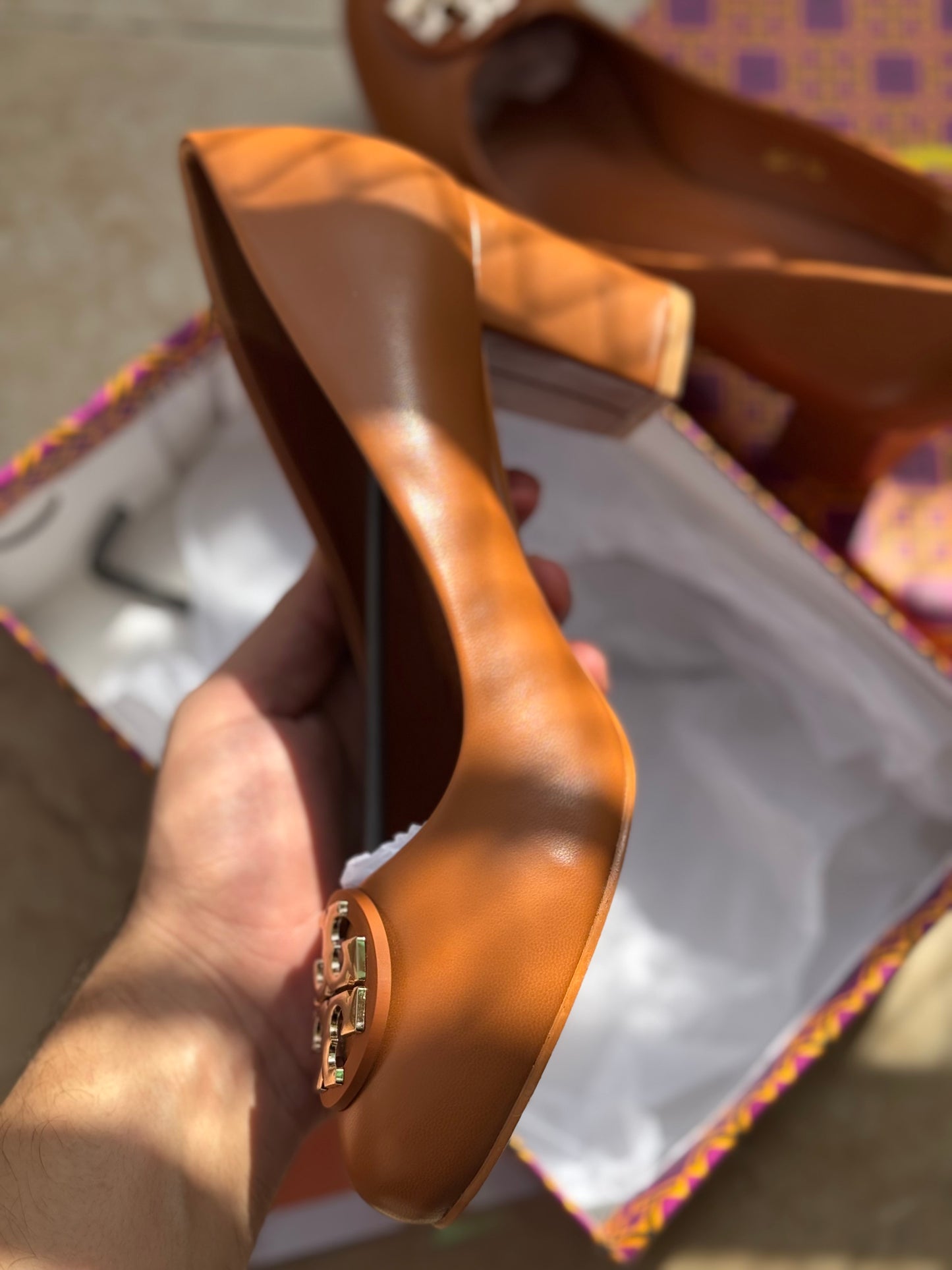 TORY COURT SHOES - Brown PREMIUM
