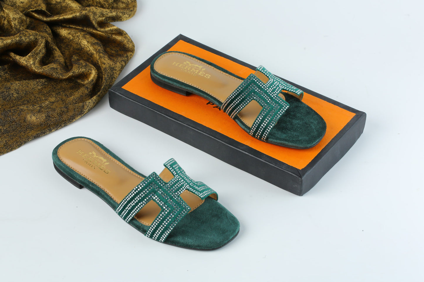 BELLARIA VINTAGE FLATS - GREEN