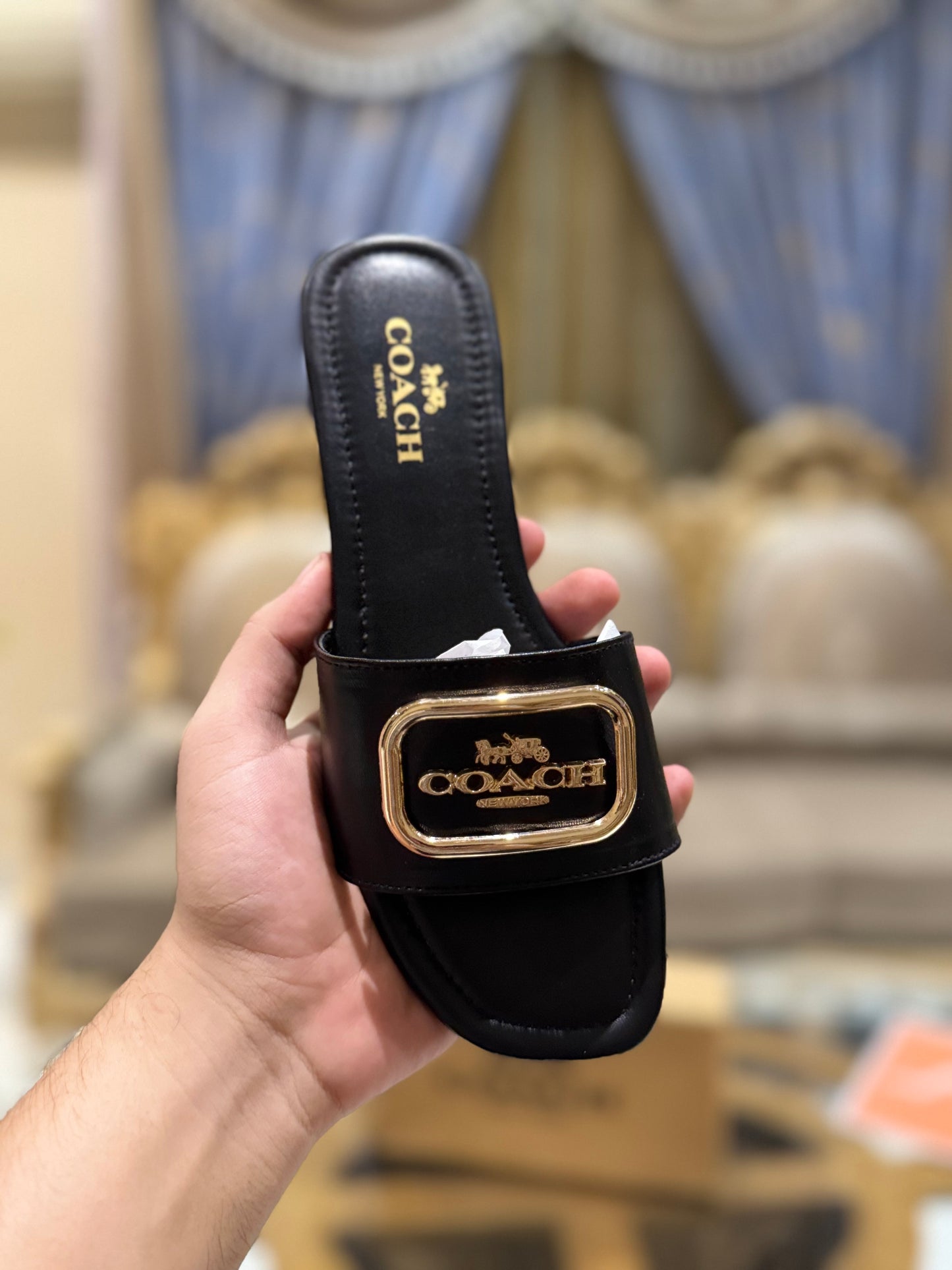 BELLARIA EVY SLIDES - BLACK