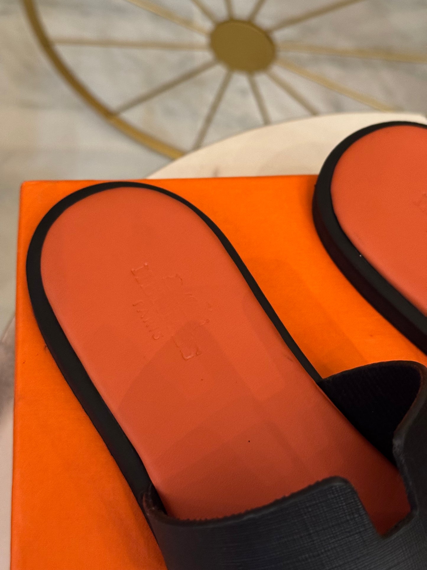 Hmes Izmir Women Sandals - Orange/black