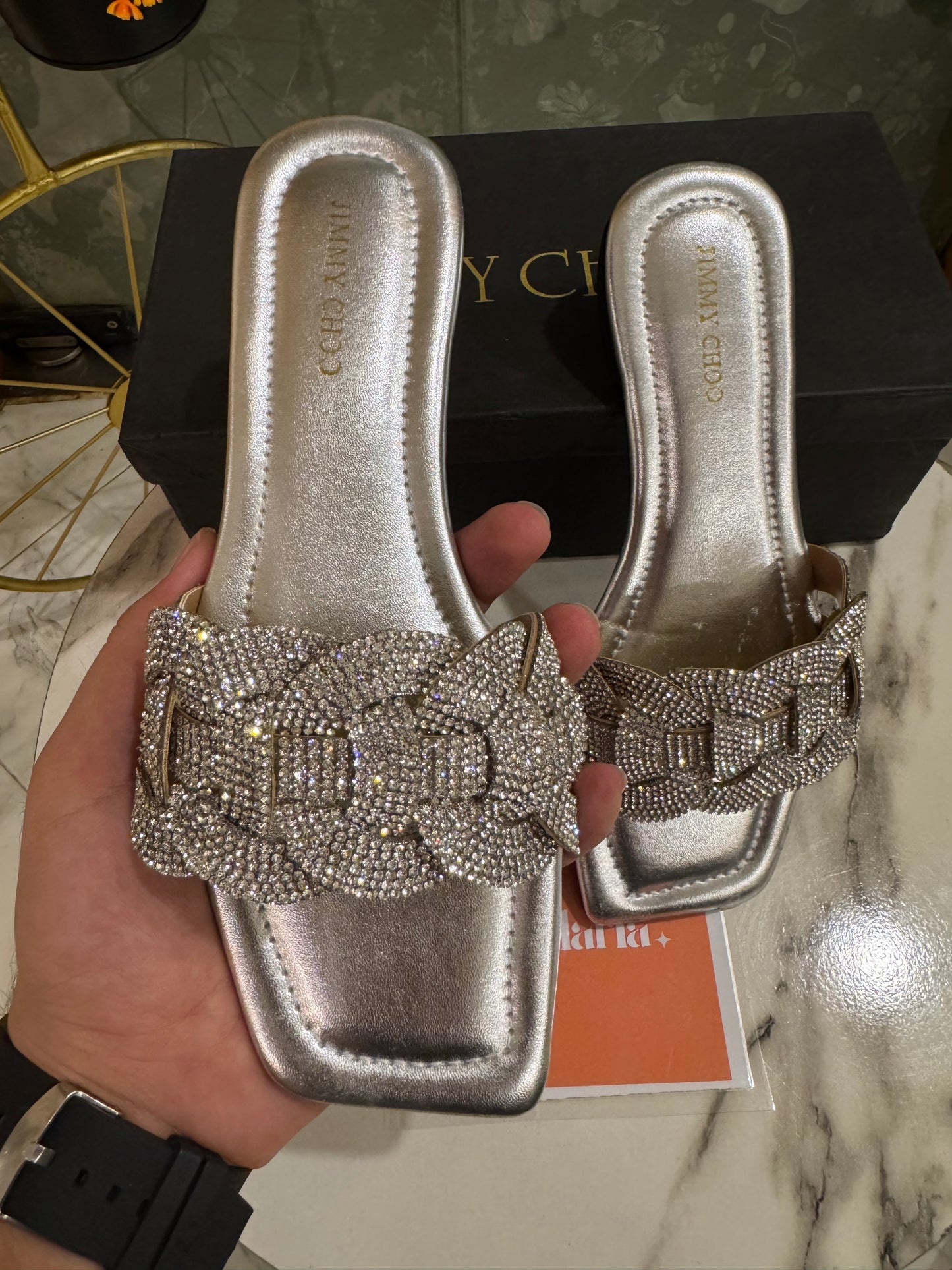 BELLARIA LATIN FLATS - SILVER