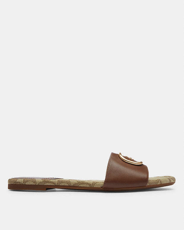 BELLARIA EVY SLIDES - MONOGRAM