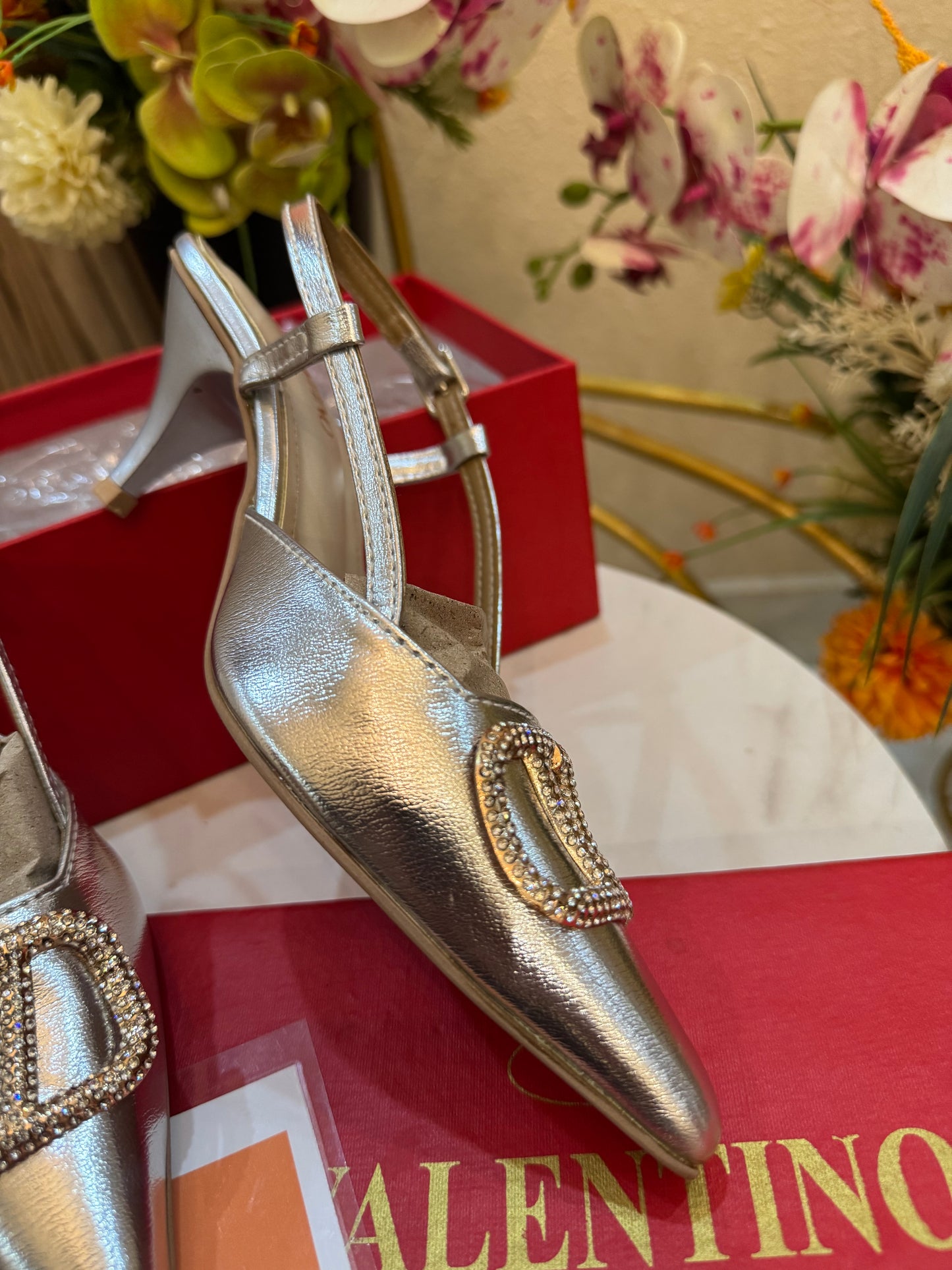 VLTN STARLET HEEL - SILVER (premium batch) 2.5 inches heel