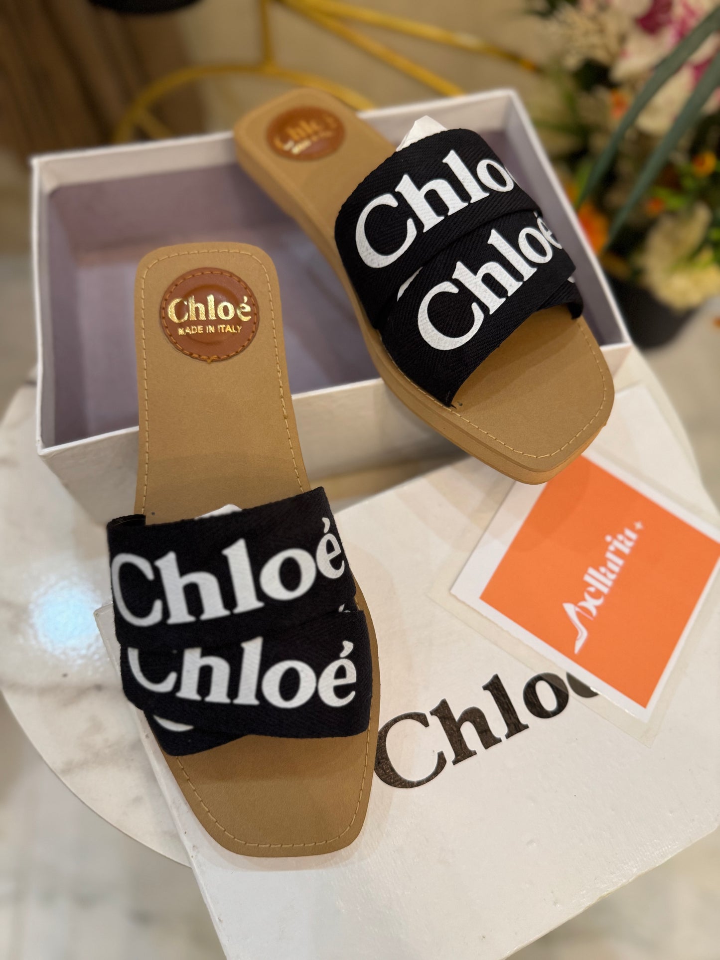 BELLARIA CHLOEE FLAT - BLACK