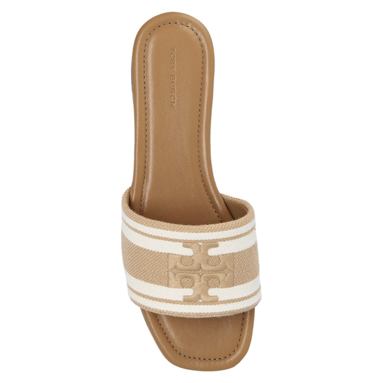 TR EMBROIDERY LINT FLATS - BROWN