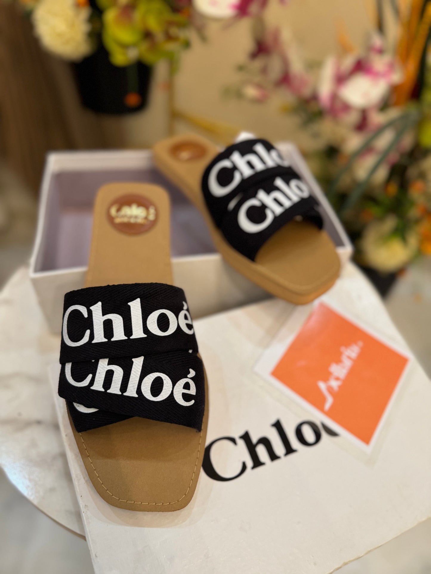 BELLARIA CHLOEE FLAT - BLACK