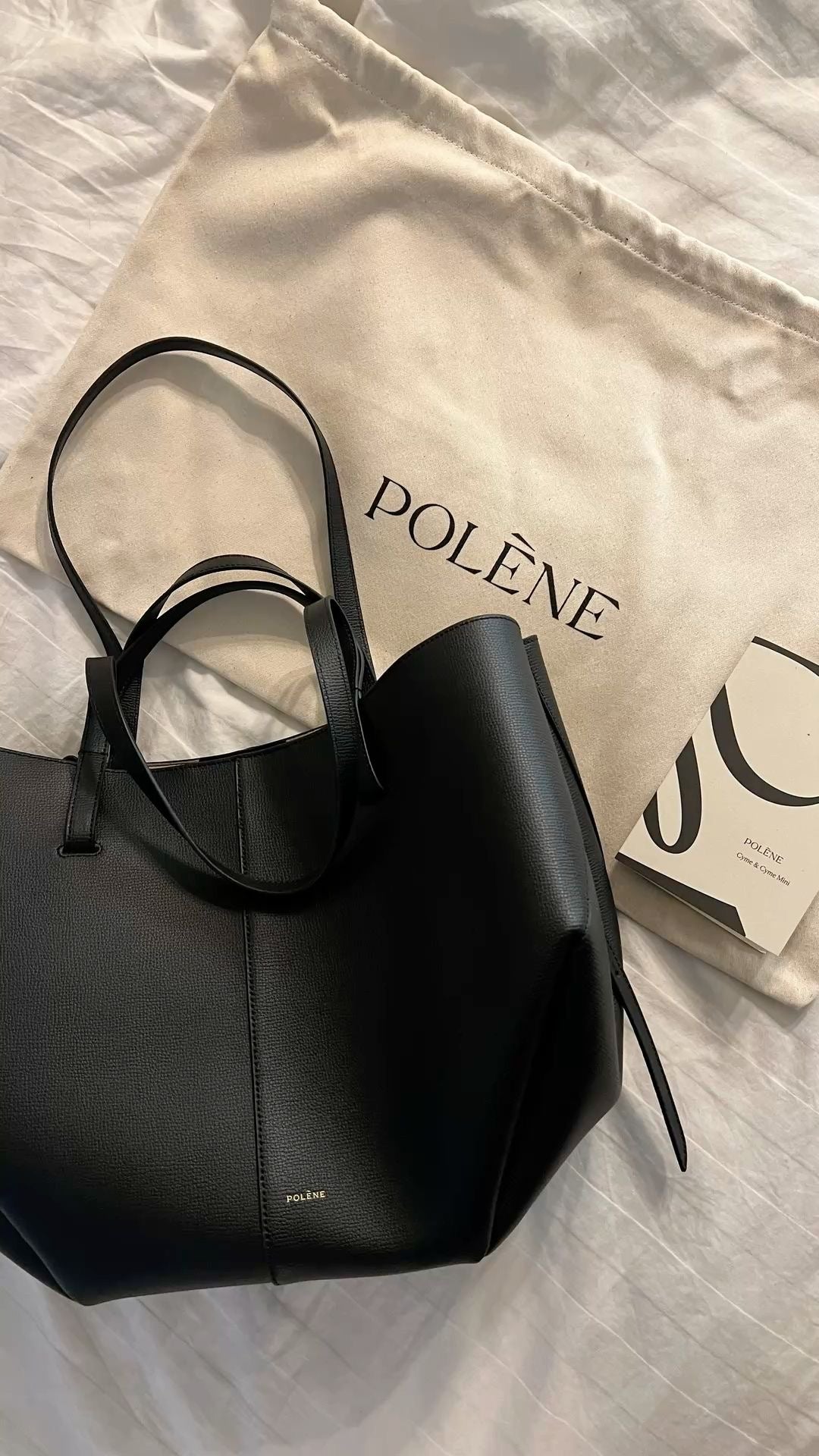 Poleene Cyme Tote bag - Black