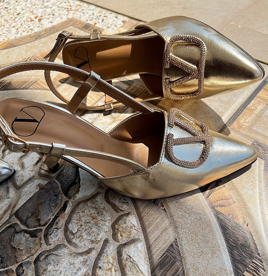 VLTN STARLET HEEL - GOLD (premium batch) 2.5 inches heel