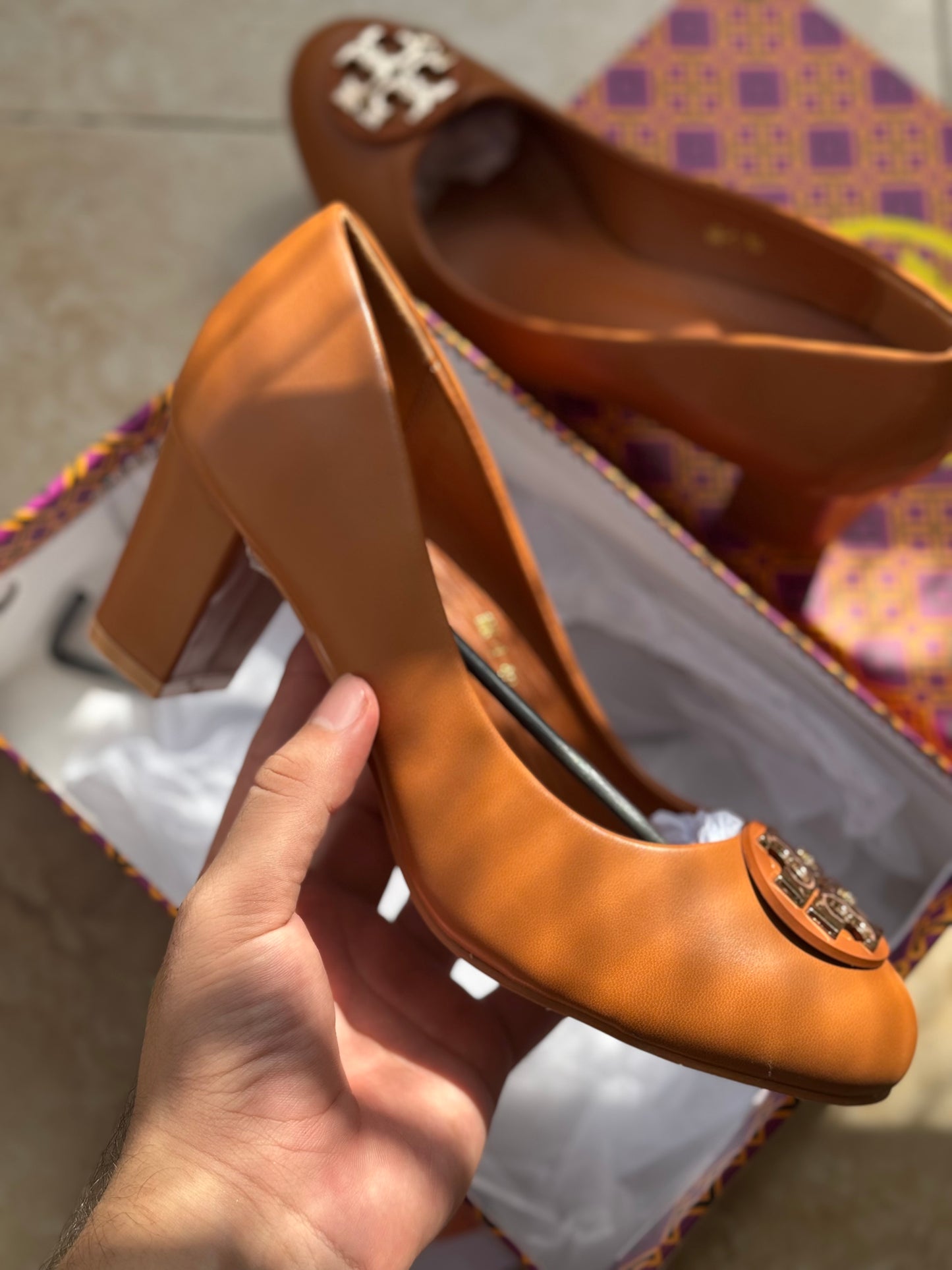 TORY COURT SHOES - Brown PREMIUM