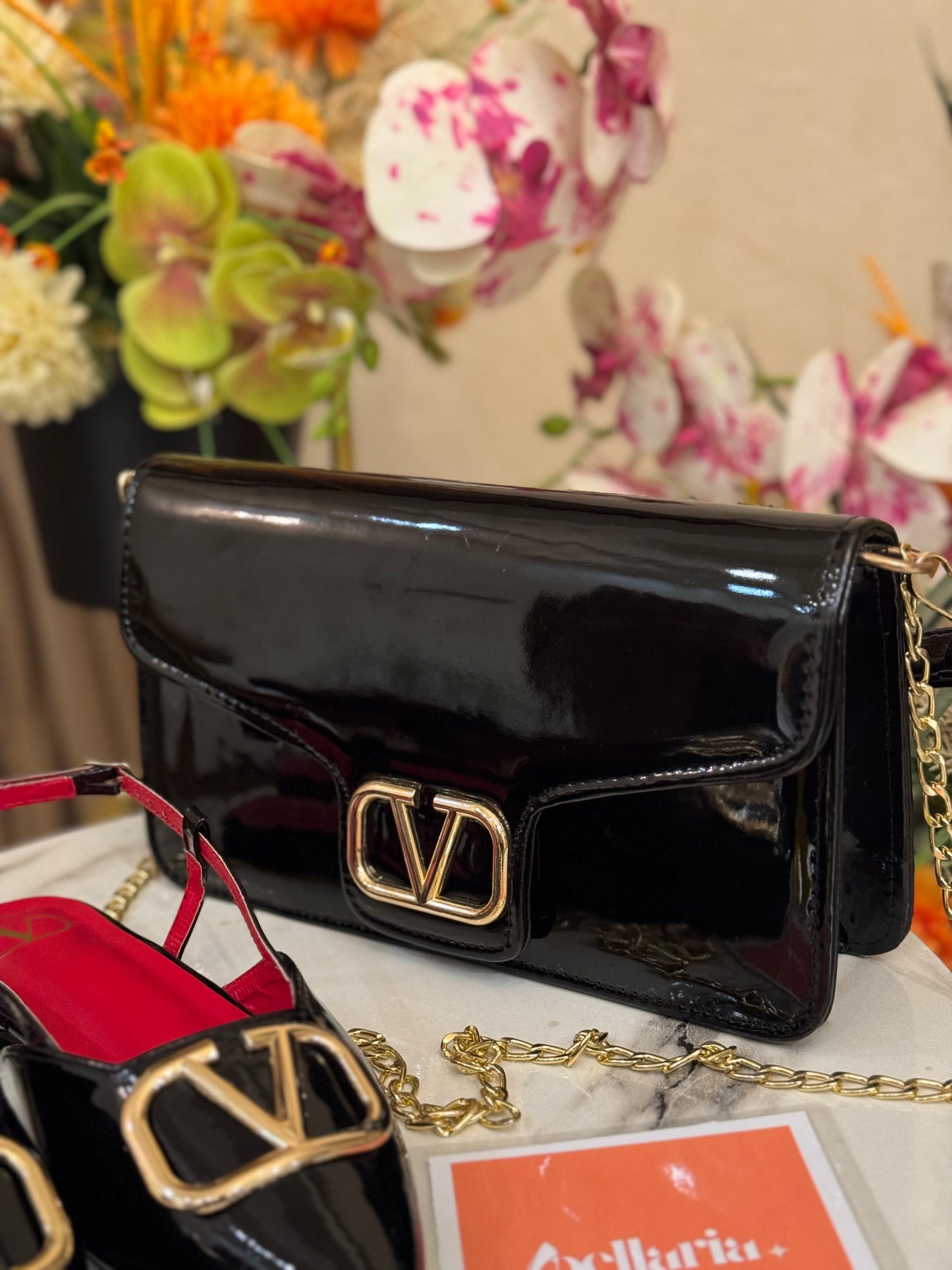 VLTN COMBO - bag and slipper