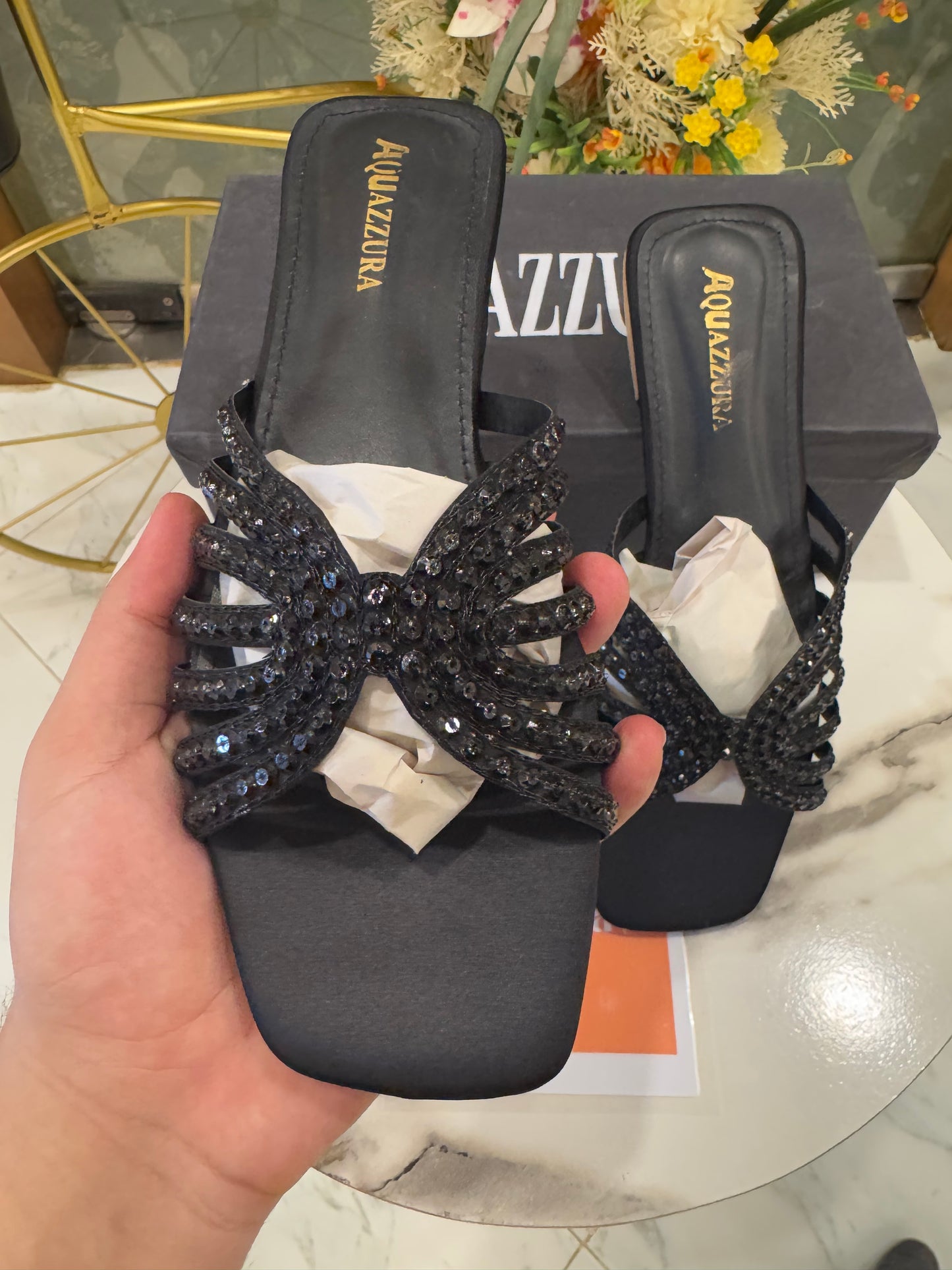AQUA LISTA FLATS - BLACK