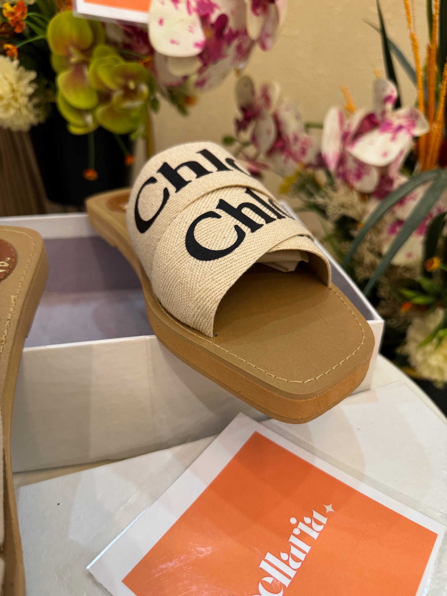 BELLARIA CHLOEE FLAT - OFFWHITE