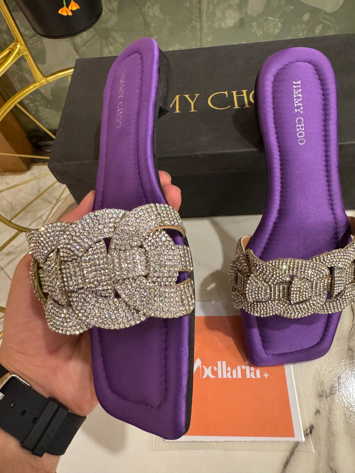 BELLARIA LATIN FLATS - PURPLE