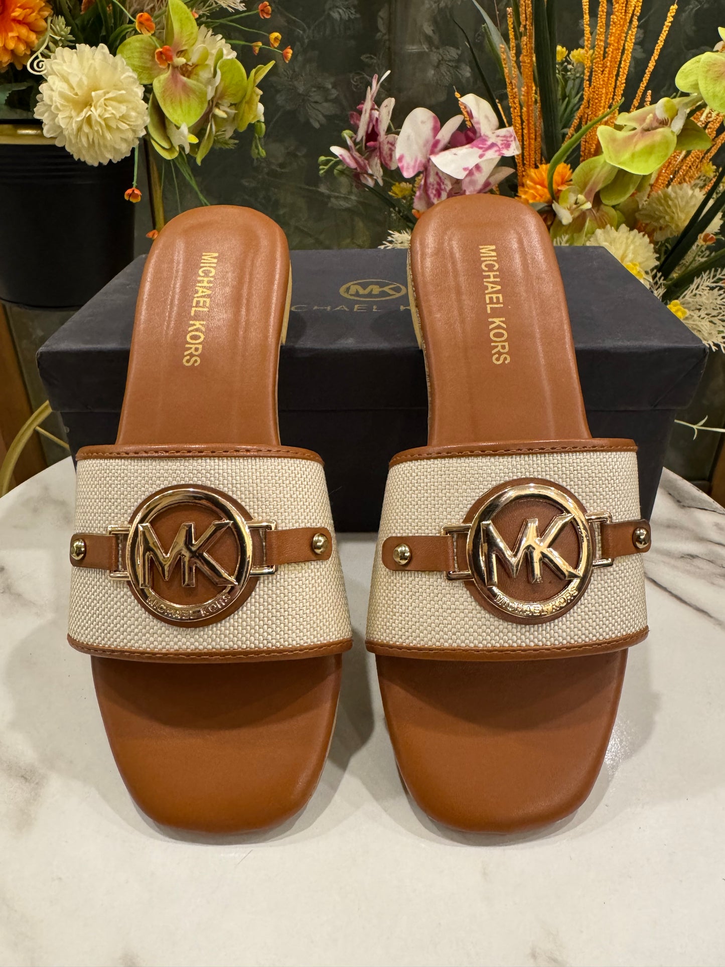 BELLARIA MENTA FLATS - BROWN