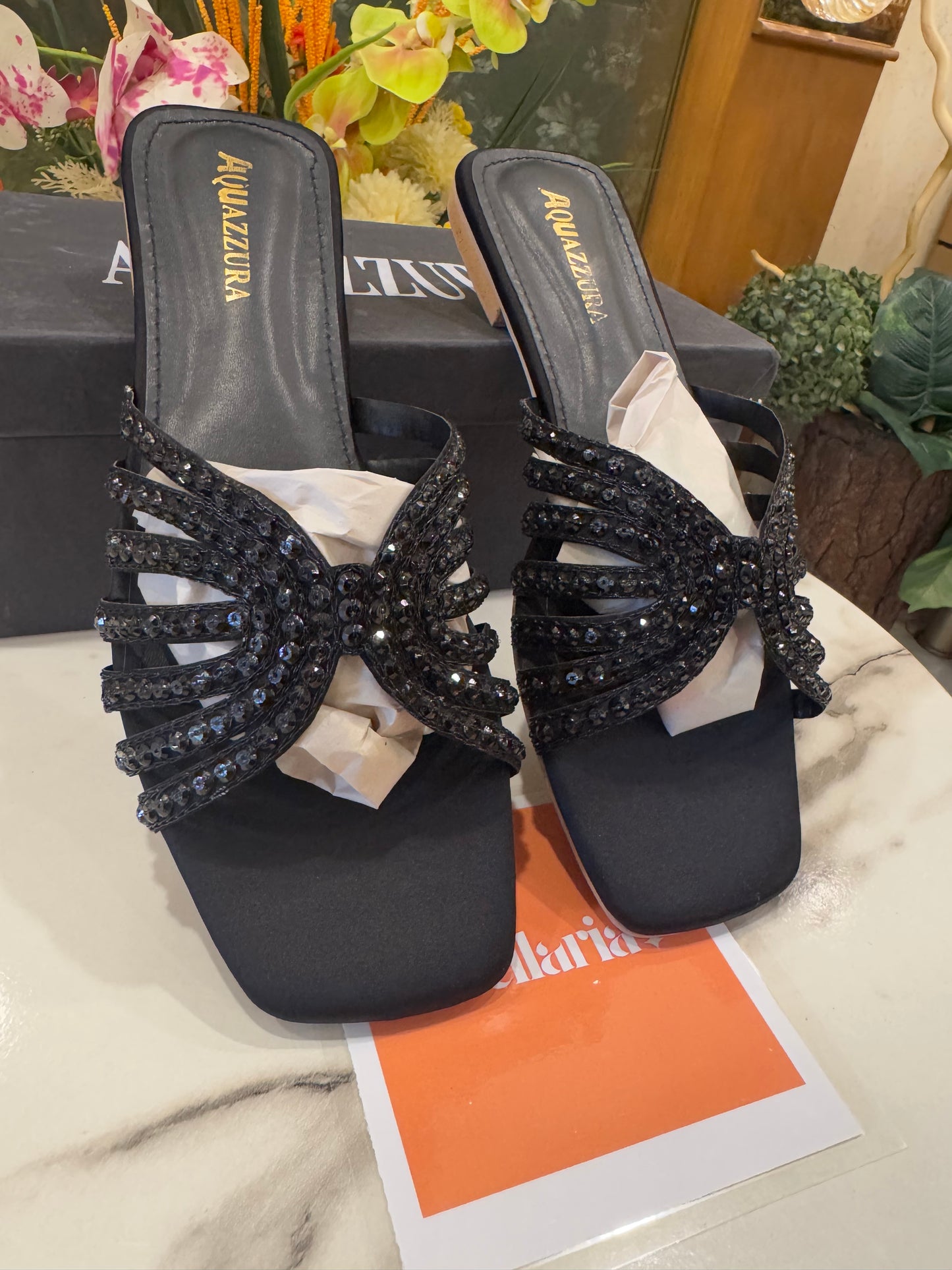 AQUA LISTA FLATS - BLACK