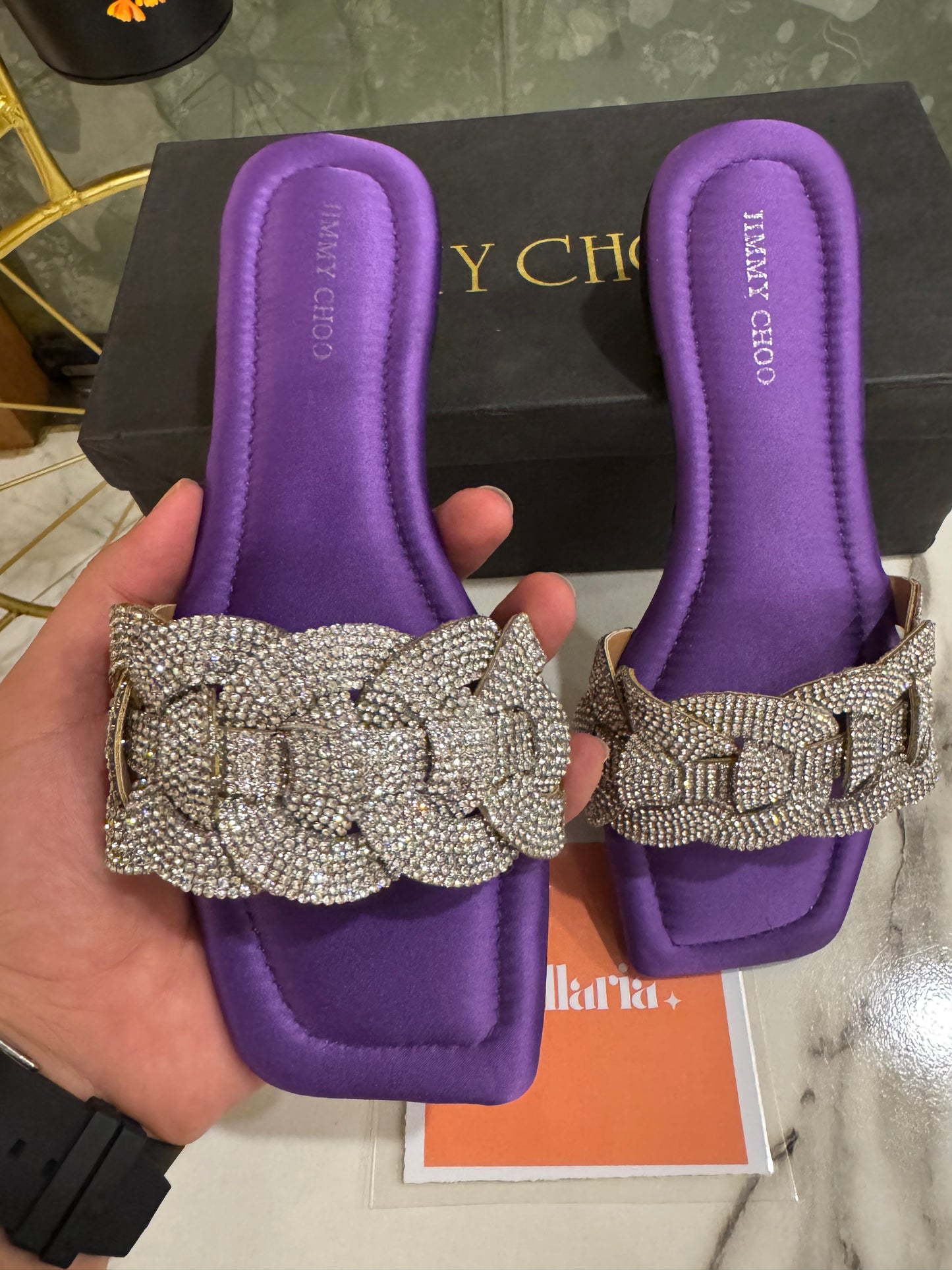 BELLARIA LATIN FLATS - PURPLE