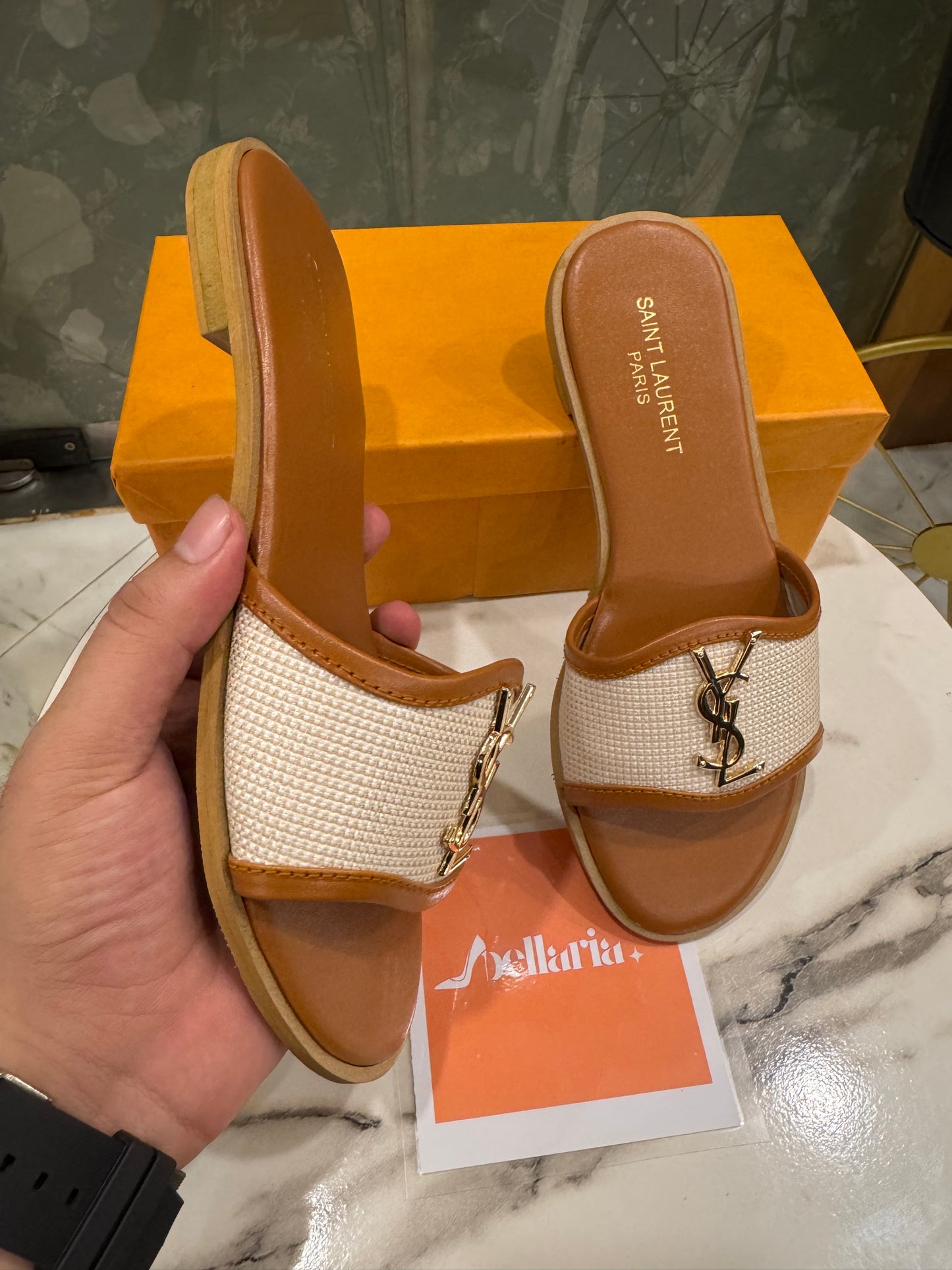 BELLARIA YL FENA FLATS - BROWN