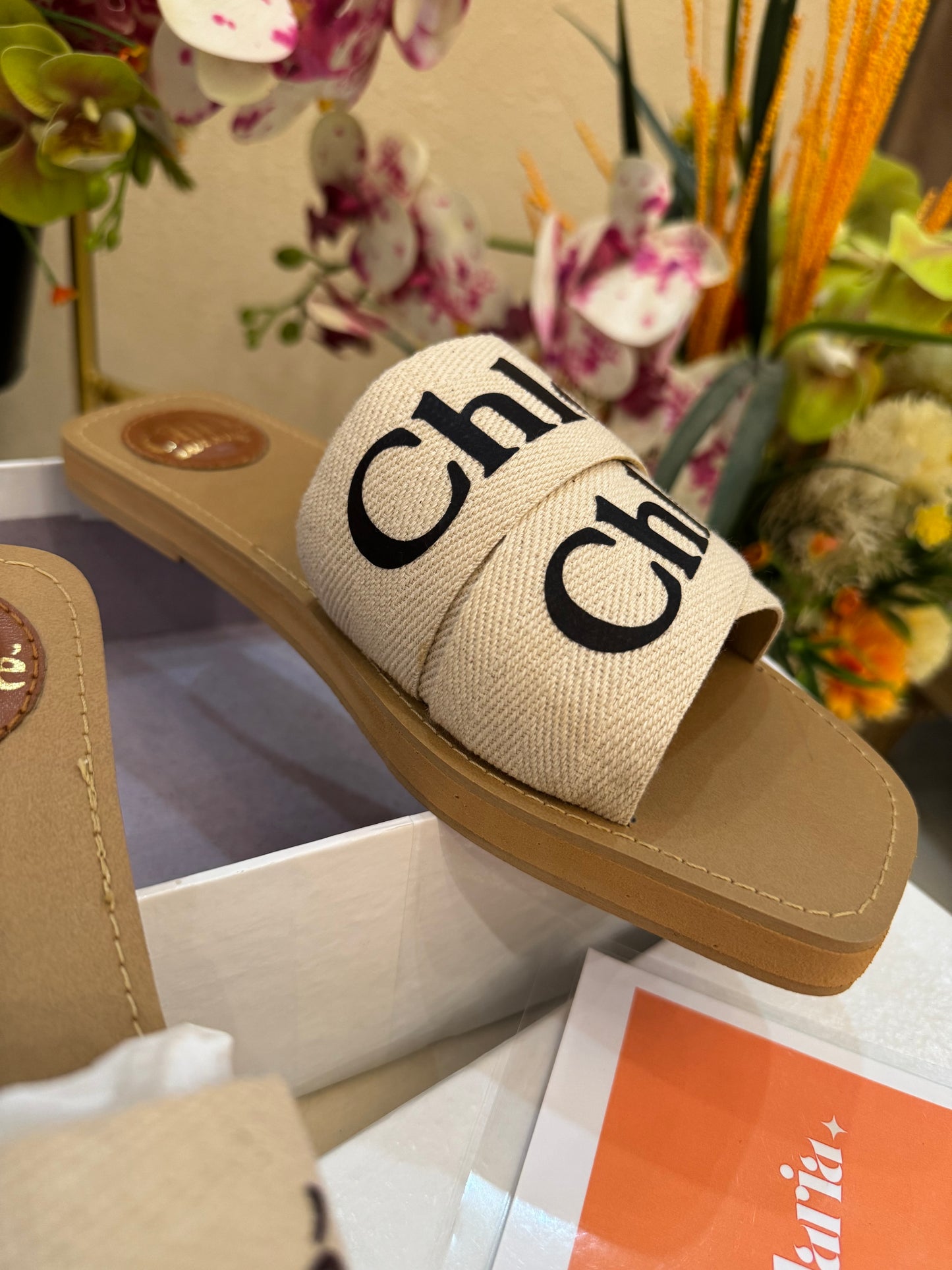 BELLARIA CHLOEE FLAT - OFFWHITE