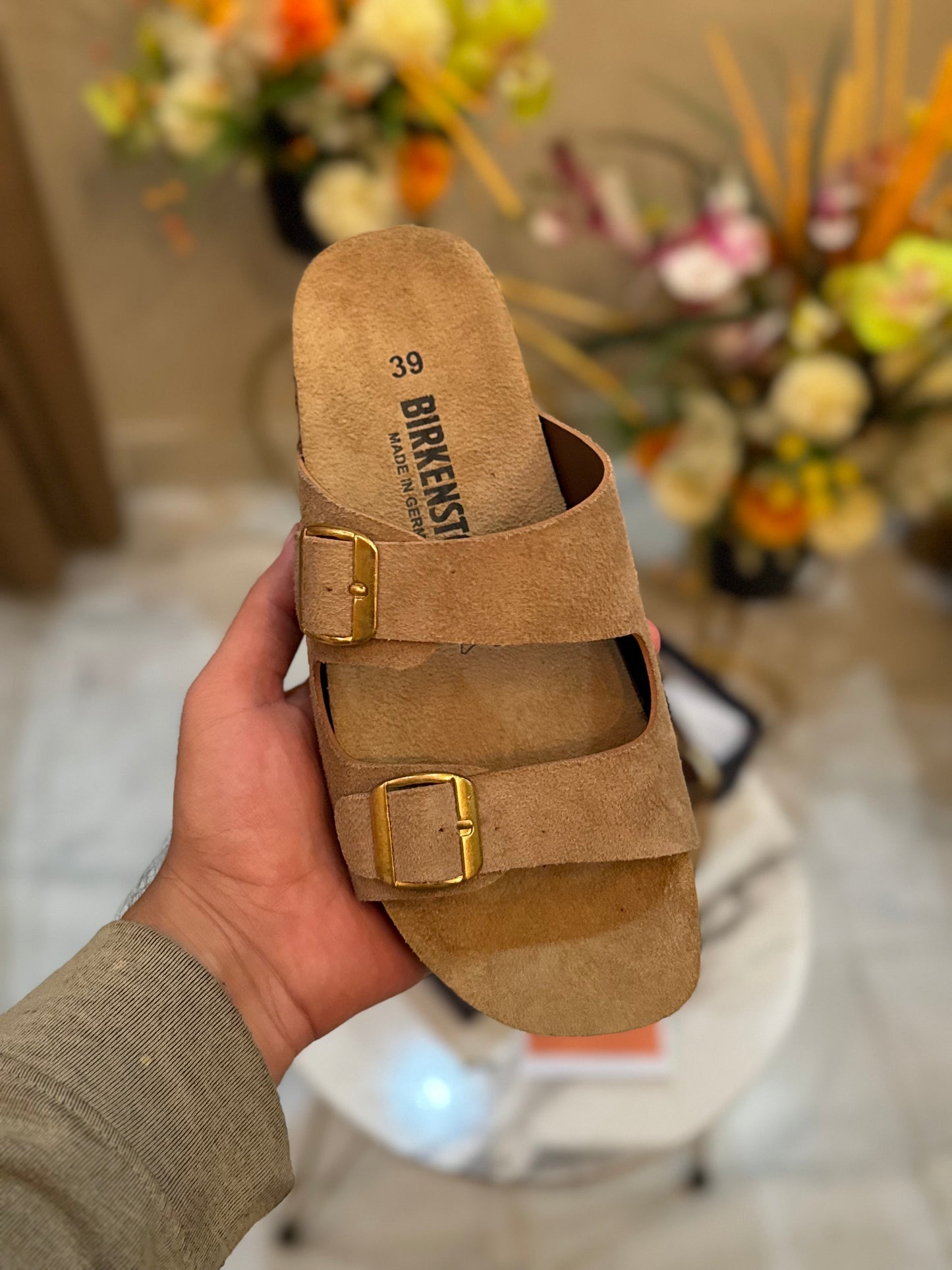 WOMEN BERKIN SANDALS - Khaki