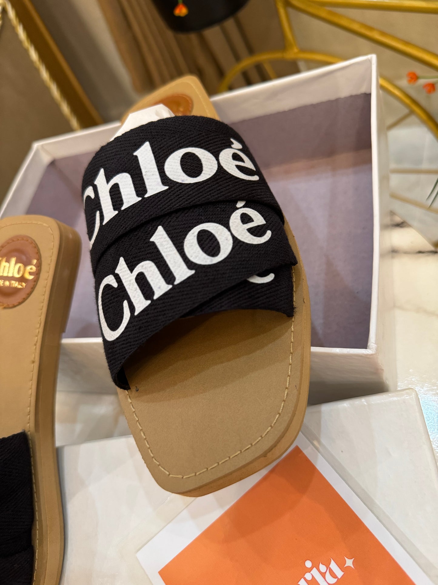 BELLARIA CHLOEE FLAT - BLACK