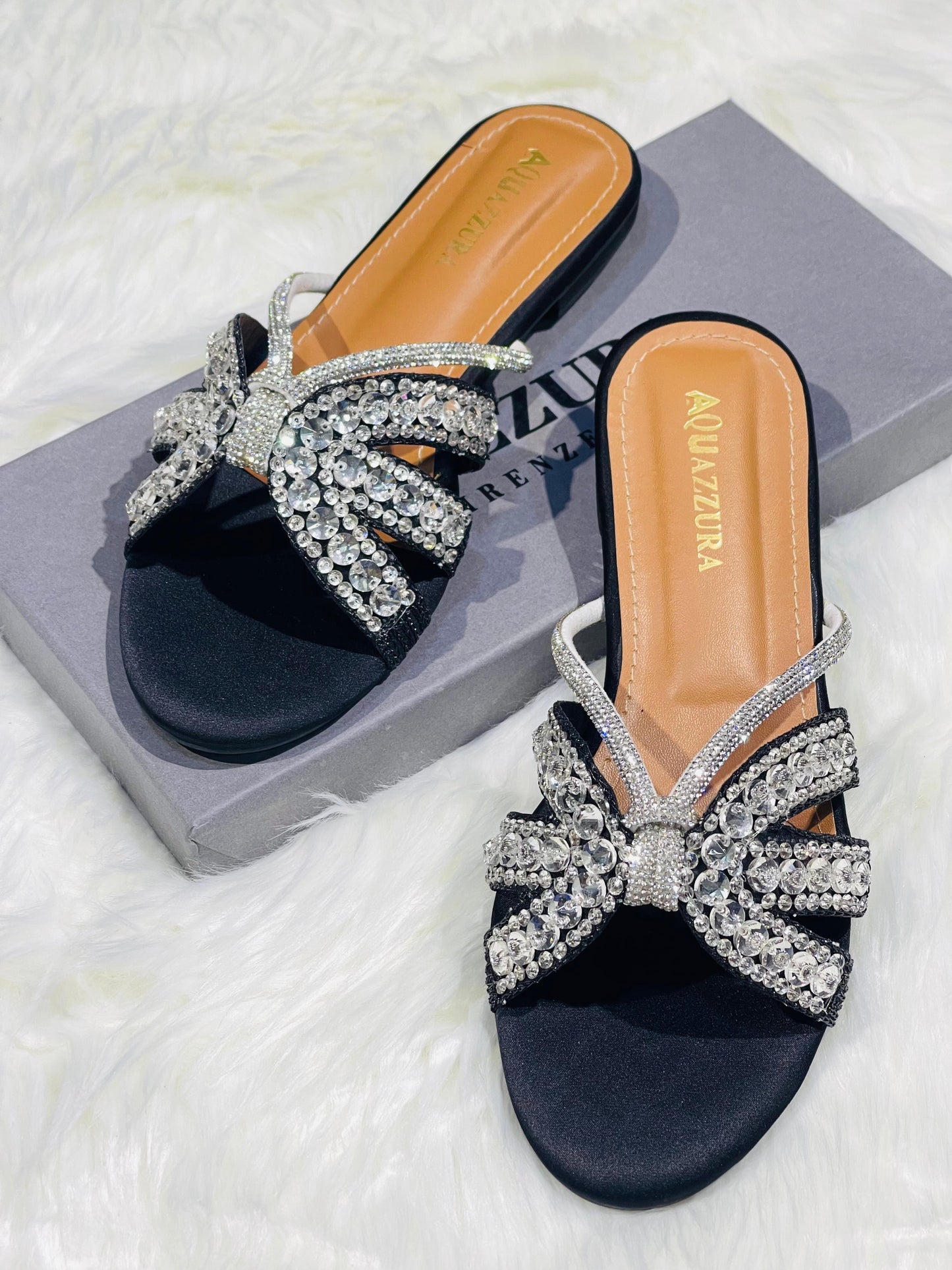 BELLARIA MIVA FLATS - BLACK