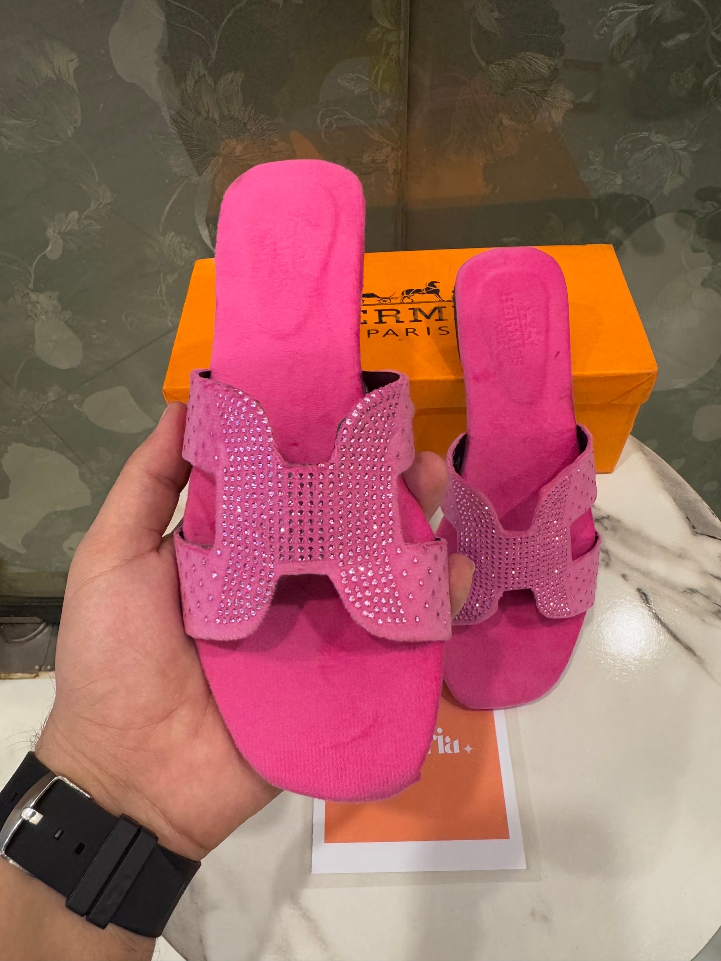 BELLARIA HENNA FLATS - Pink