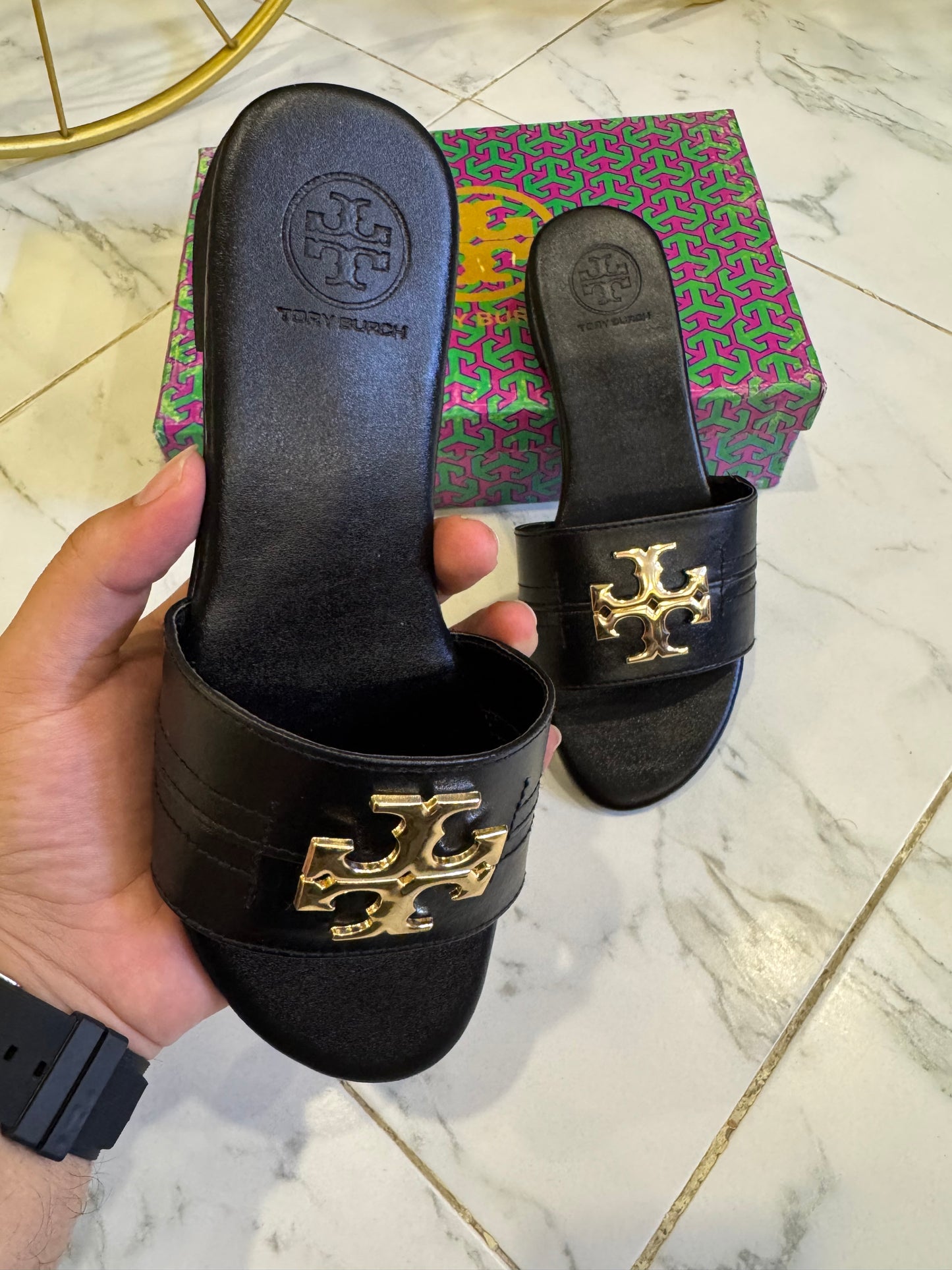 BELLARIA TB FLATS - Black
