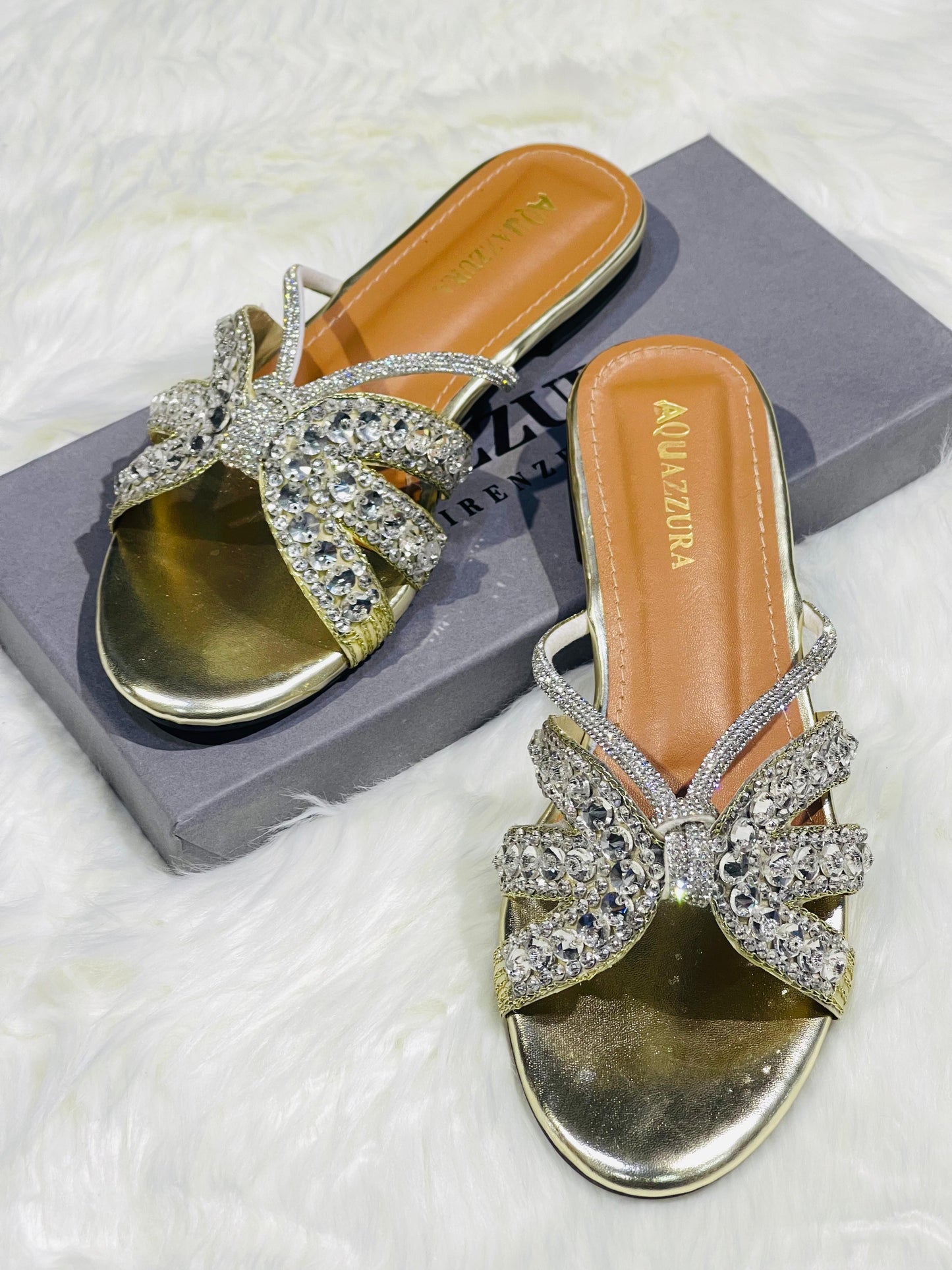 BELLARIA MIVA FLATS - GOLDEN