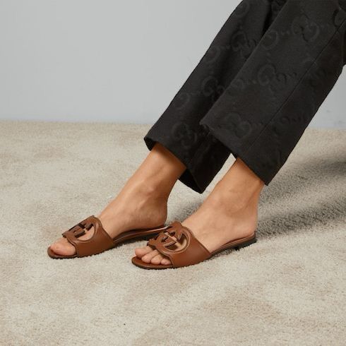 BELLARIA G-CUT FLATS - Brown