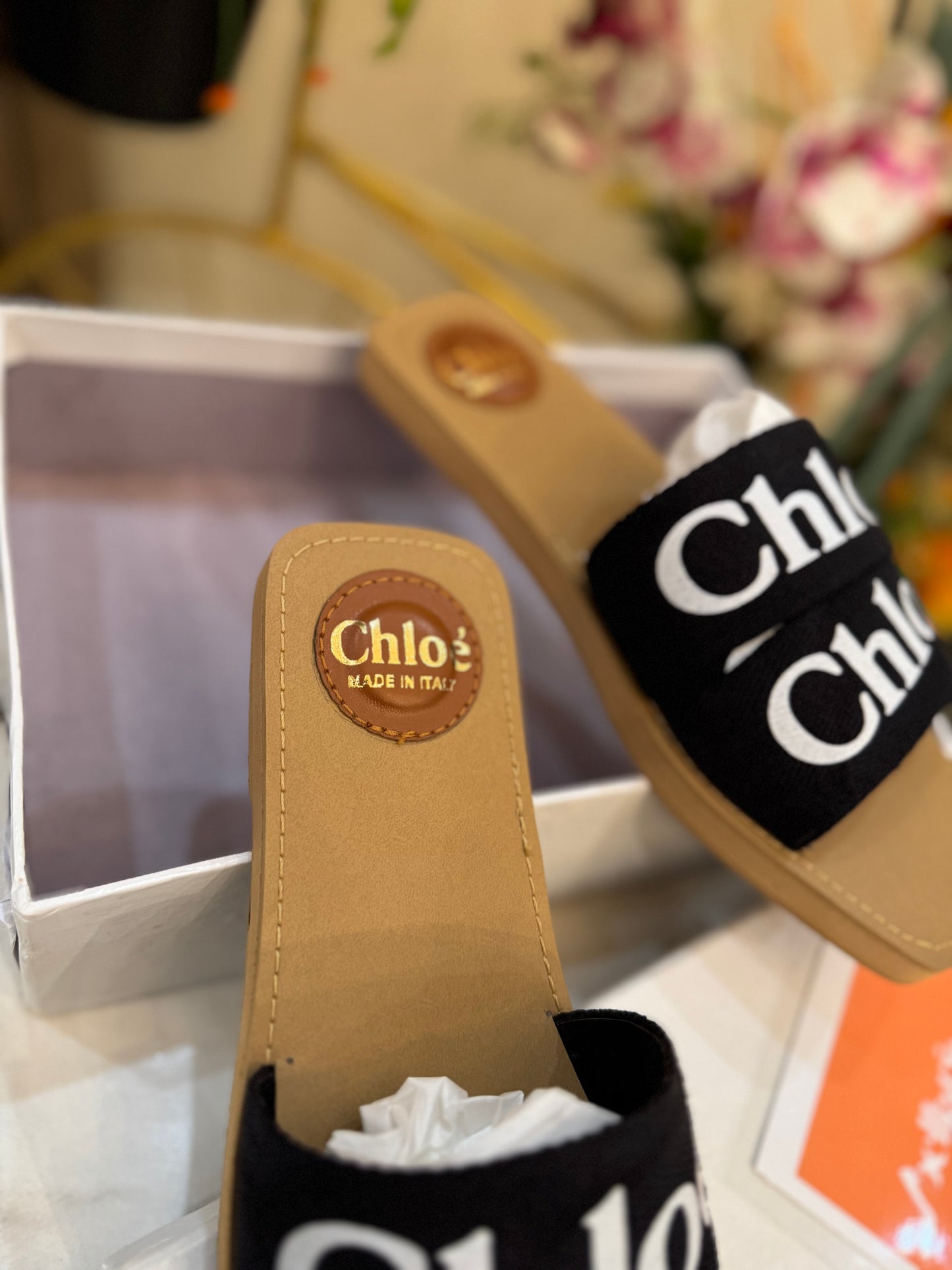 BELLARIA CHLOEE FLAT - BLACK