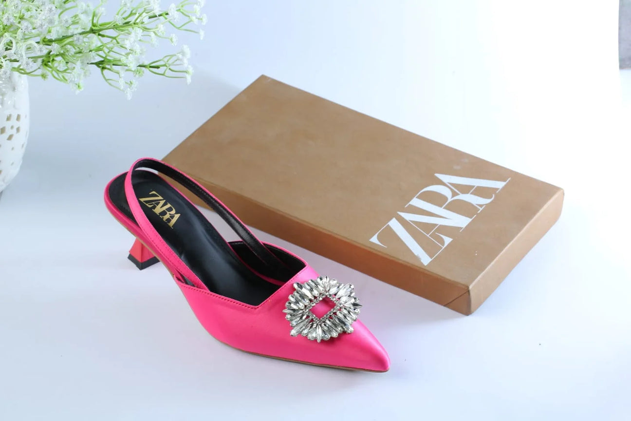 BELLARIA CELLA HEEL - ROSE PINK
