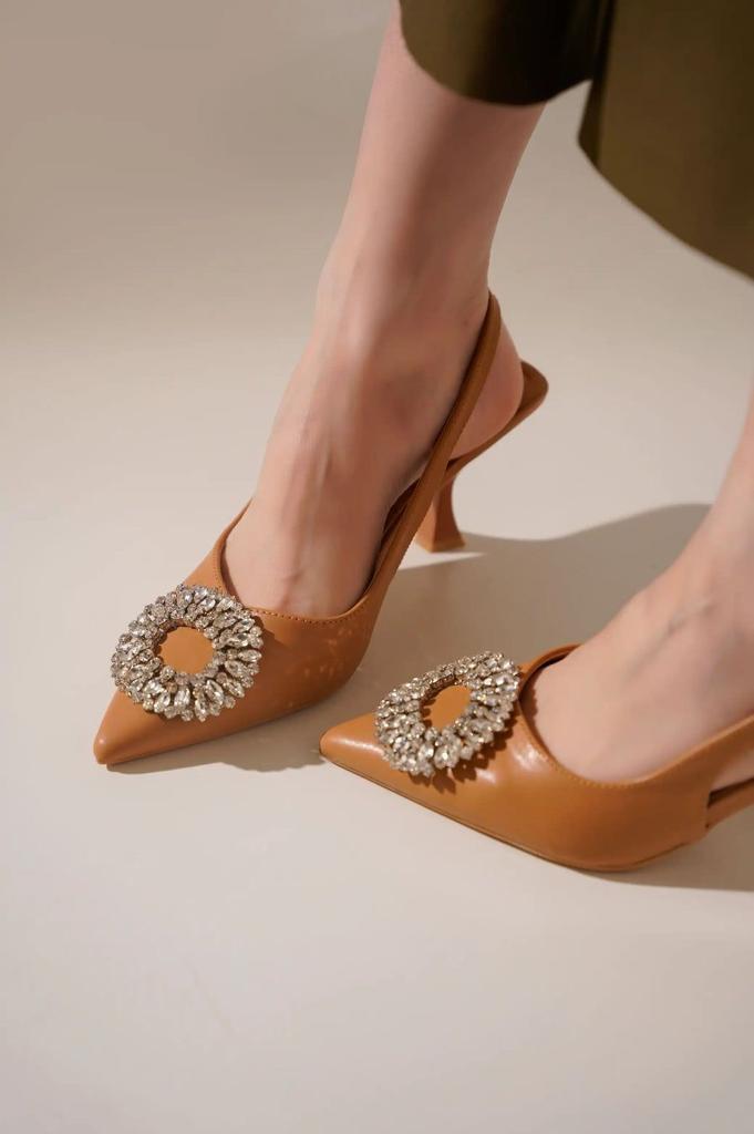 ZR BROACH HEEL -BROWN-
