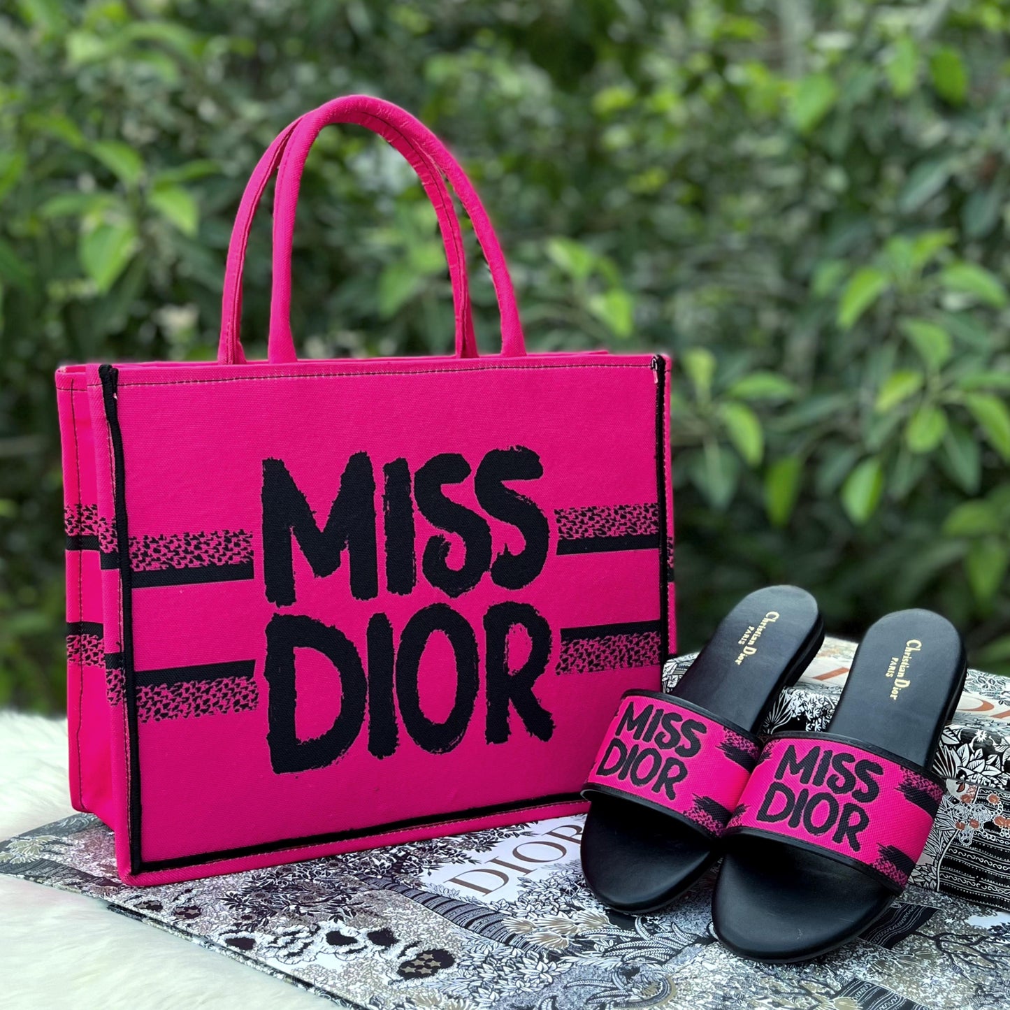 MS Combo slipper and bag