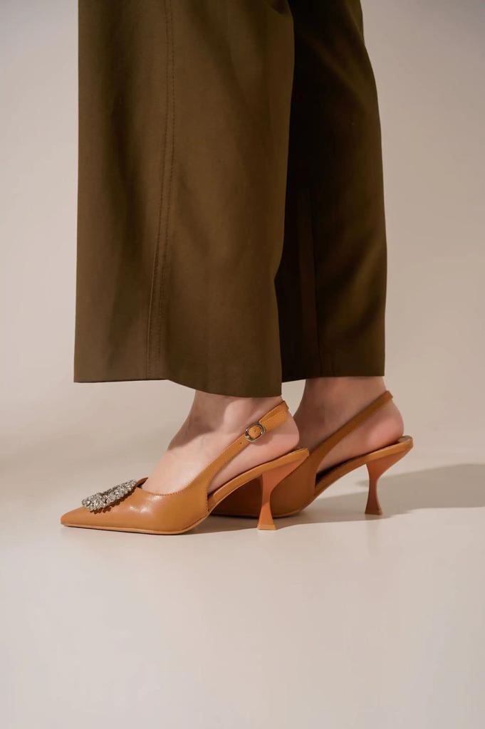 ZR BROACH HEEL -BROWN-