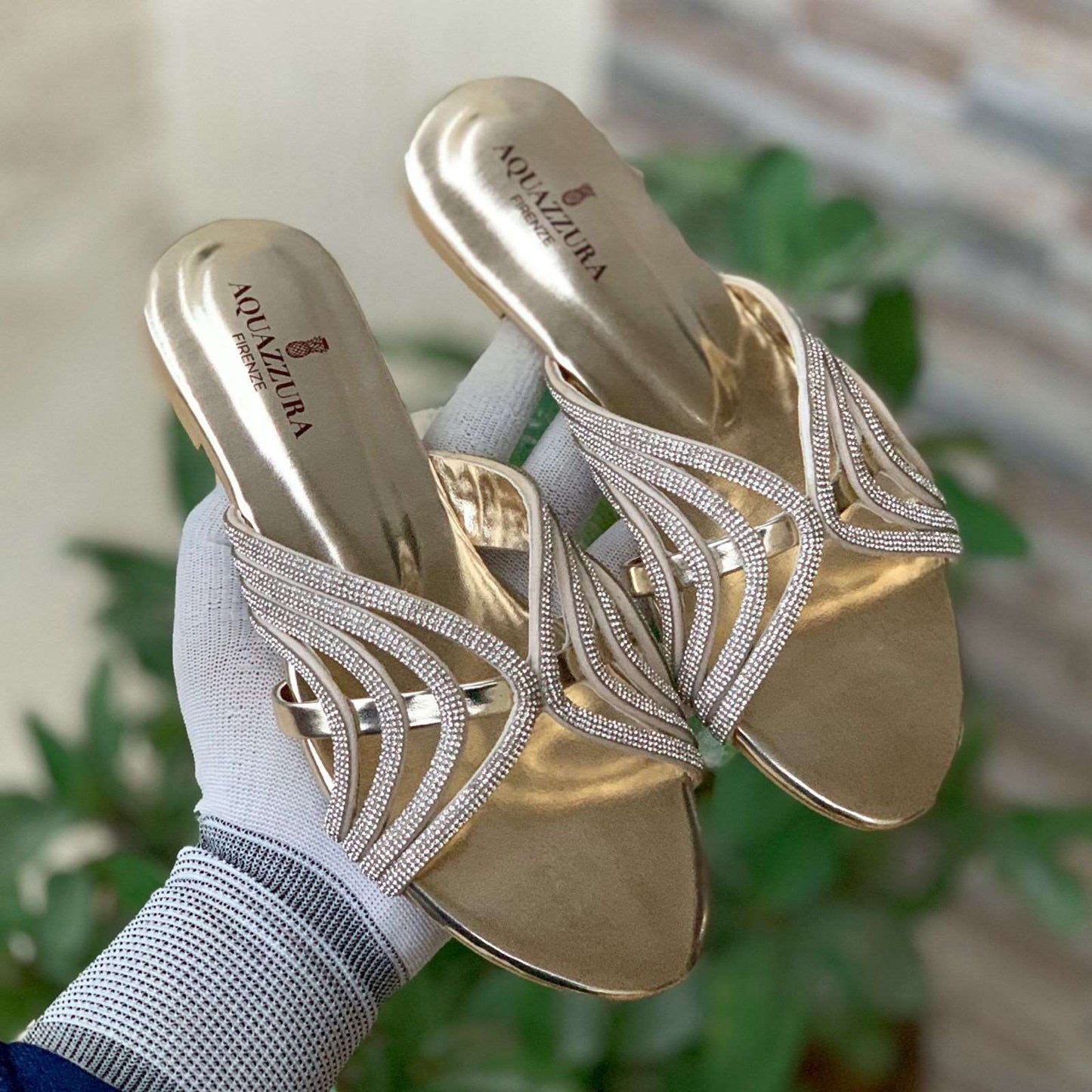 BNS PRIME RHINESTONE FLAT - GOLD | Flats, Footwear, View all footwear, View All- Shoes | bnsofficial